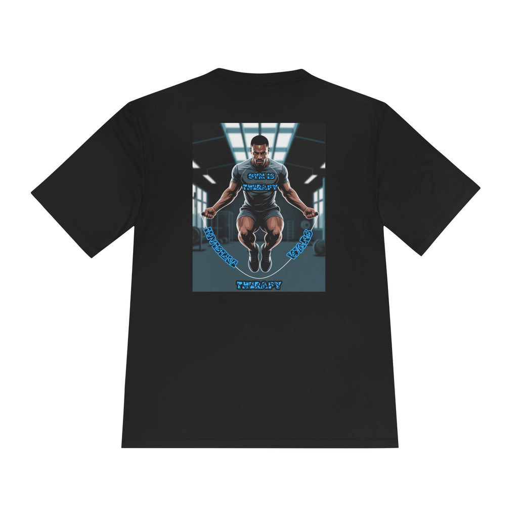 Men Fitness Graphic Shirt —Gym is therapy