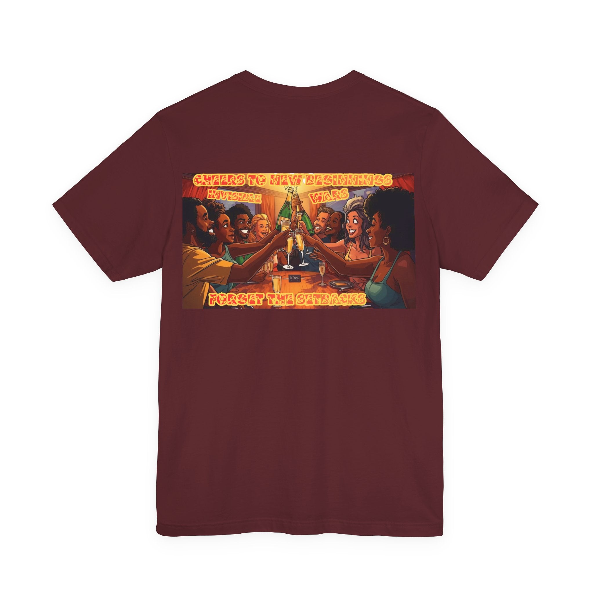 Men T-shirt - Cheers to New Beginnings