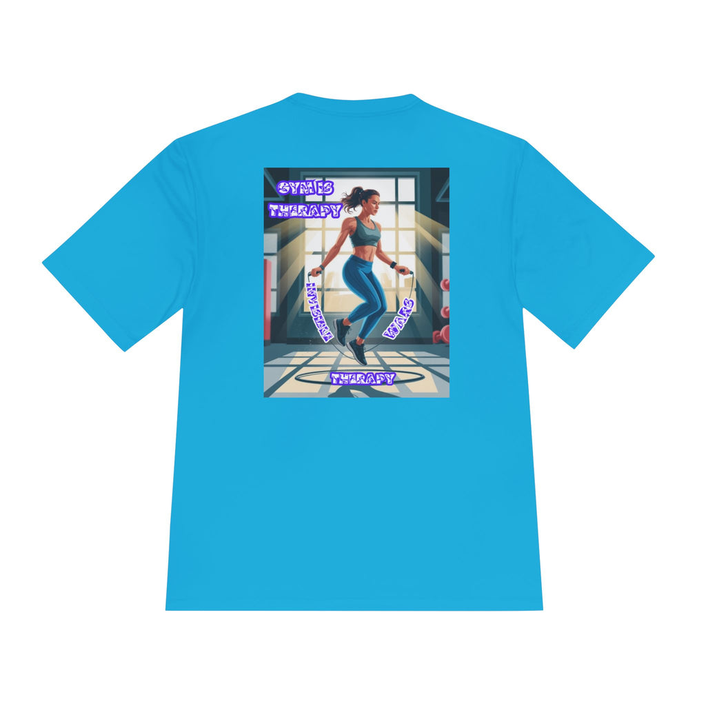 Women Fitness Graphic Shirt — Gym is Therapy
