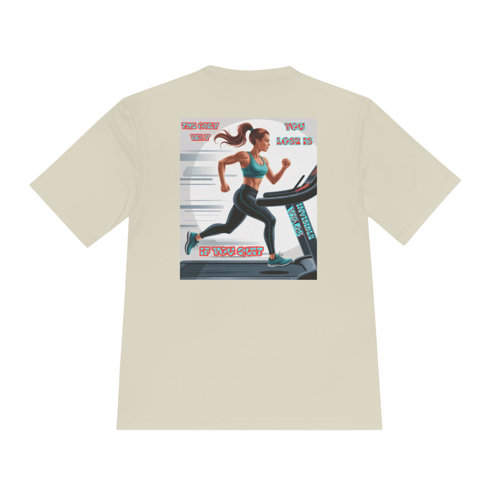 Women Fitness Graphic Shirt — The Only Way You Lose