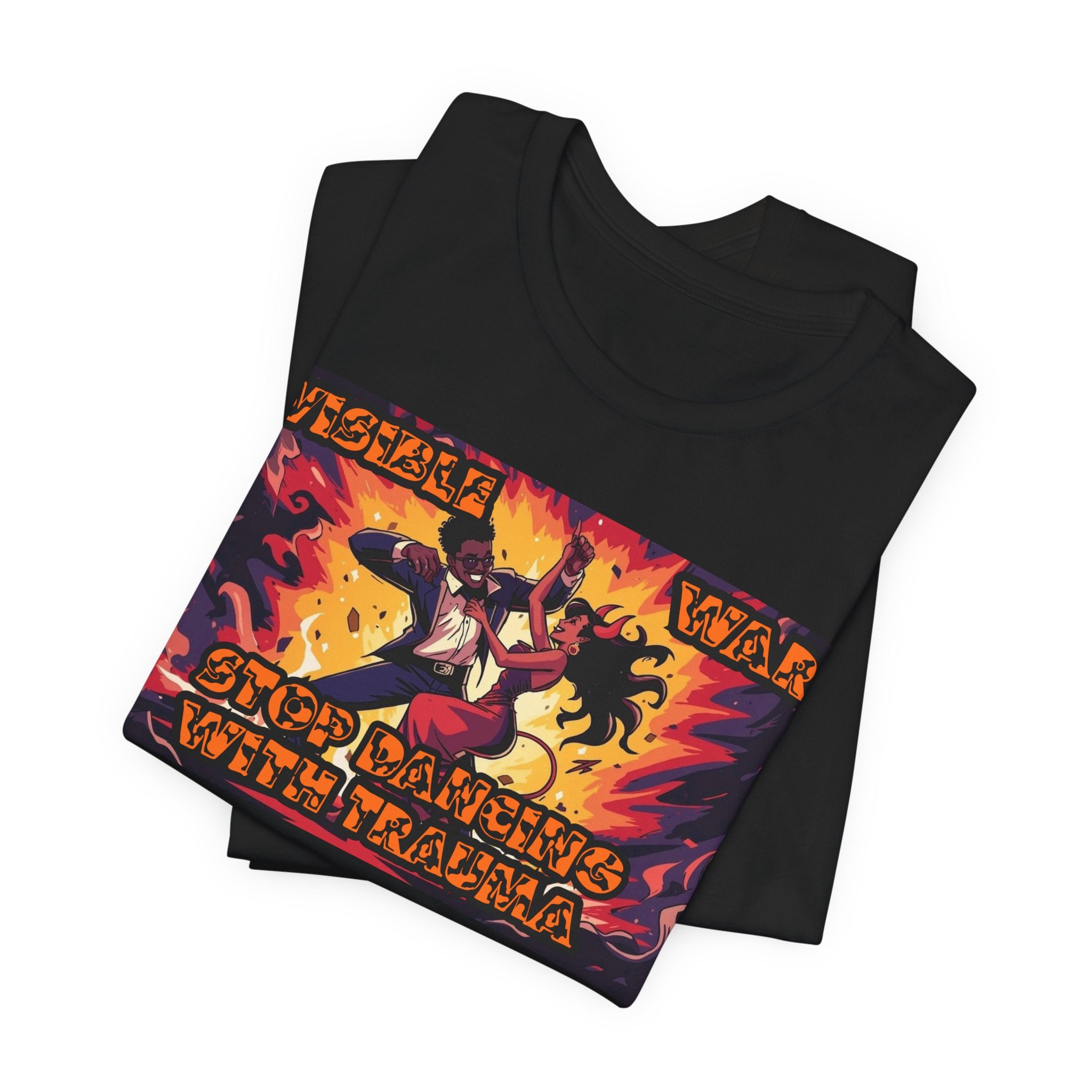 Men T-Shirt— Stop Dancing with Truama