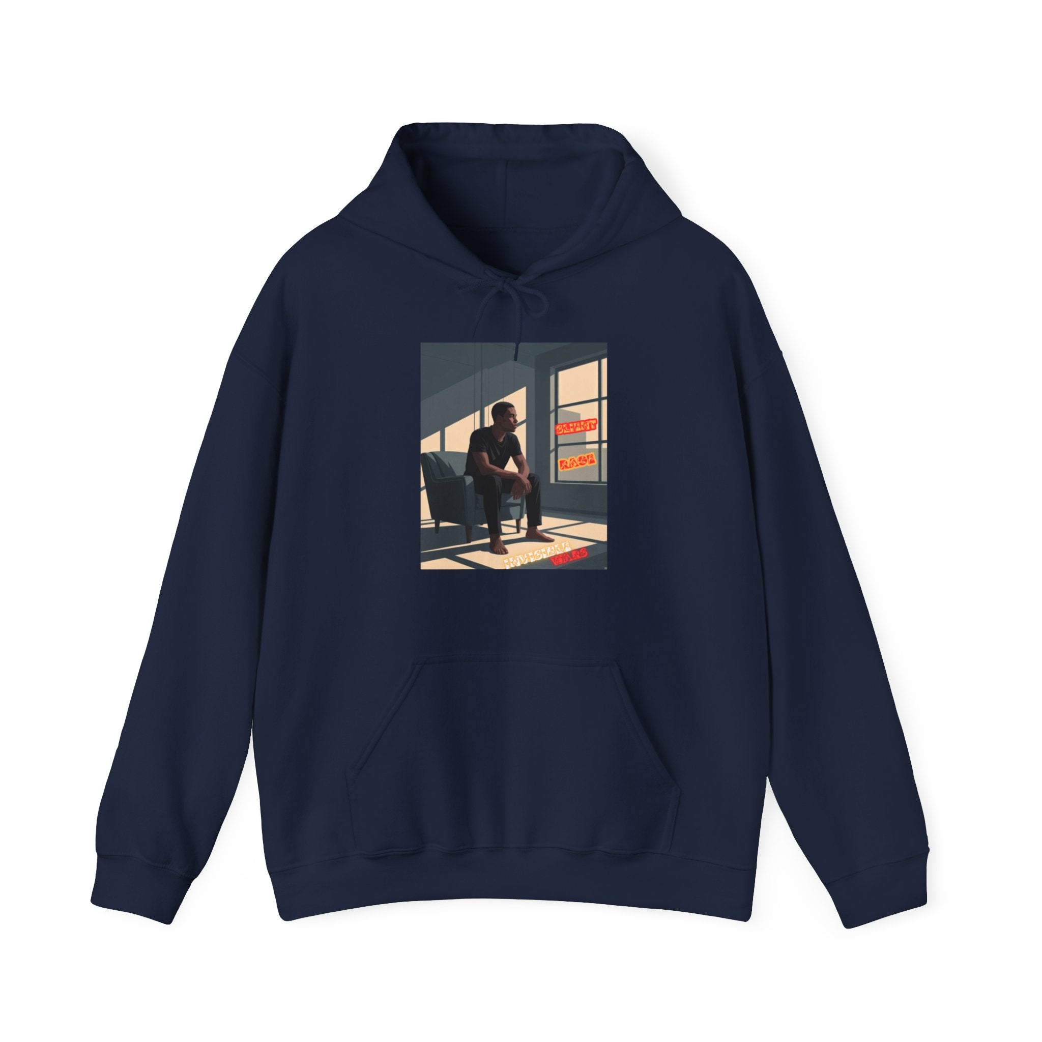 Men Hoodie - Slient Rage