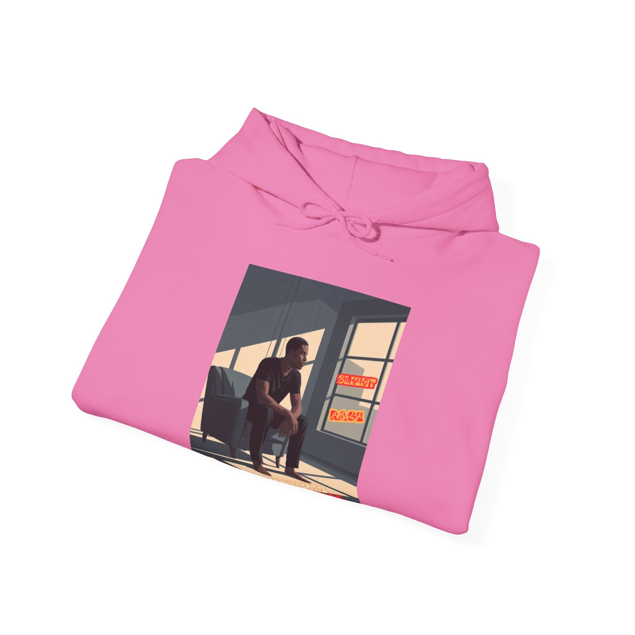 Men Hoodie - Slient Rage