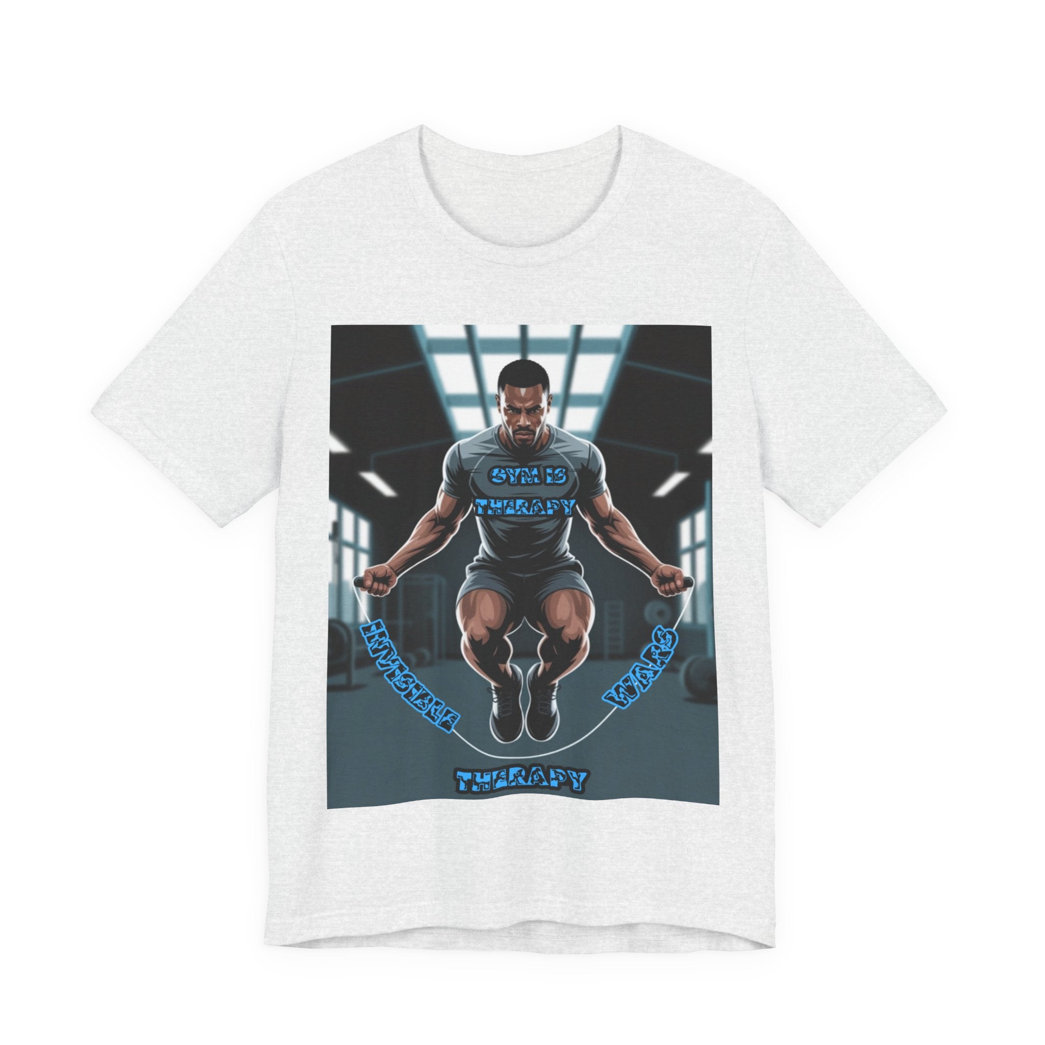Men T-Shirt = Gym is Therapy