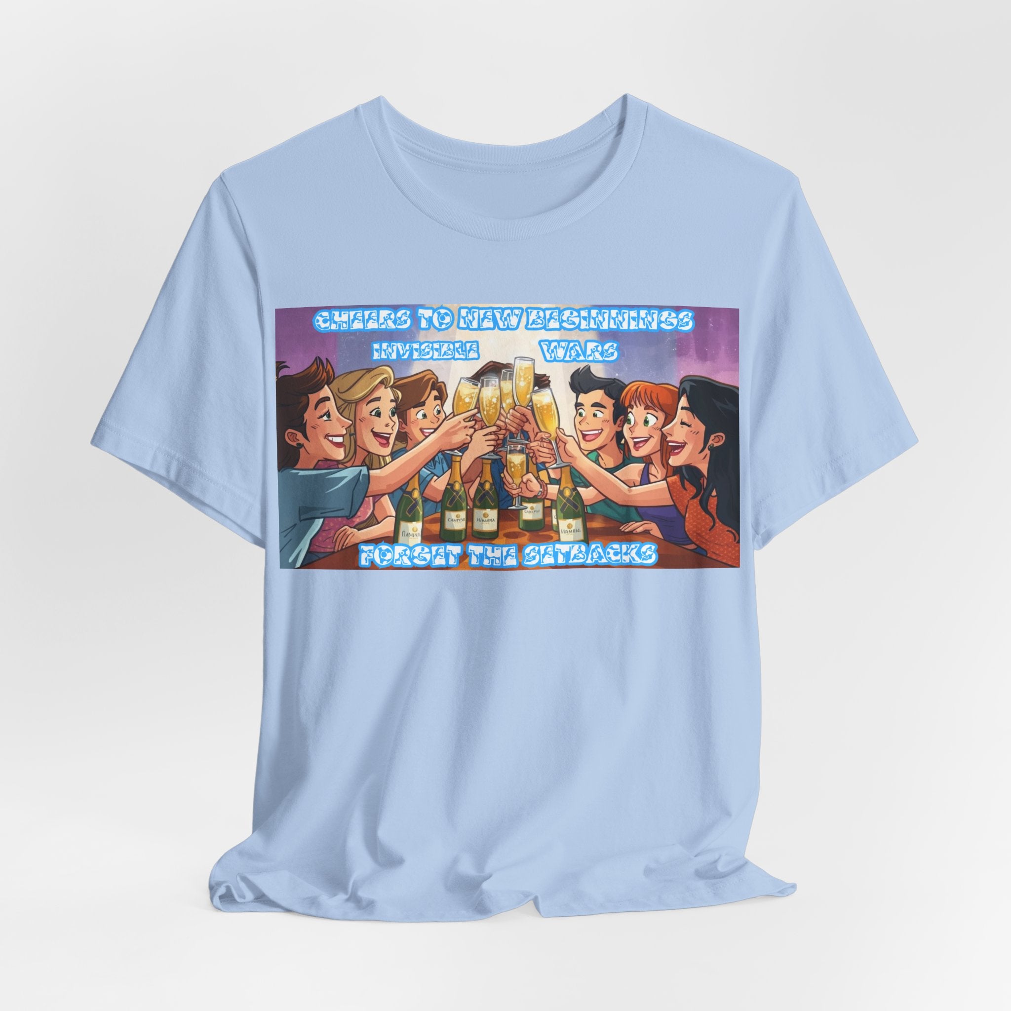 Men T-Shirt-Cheers to New Beginnings