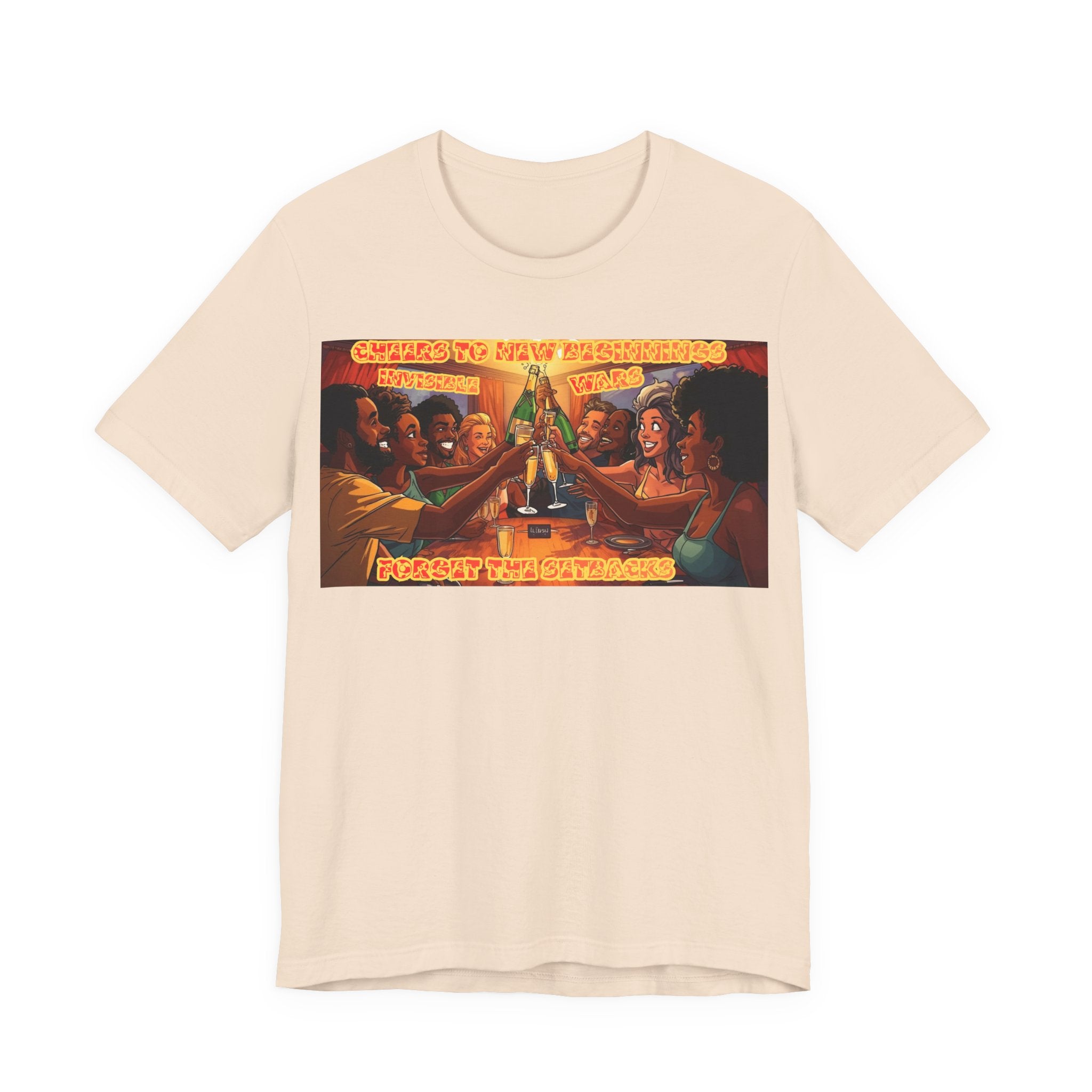 Women T-Shirt-Cheers to New Beginnings