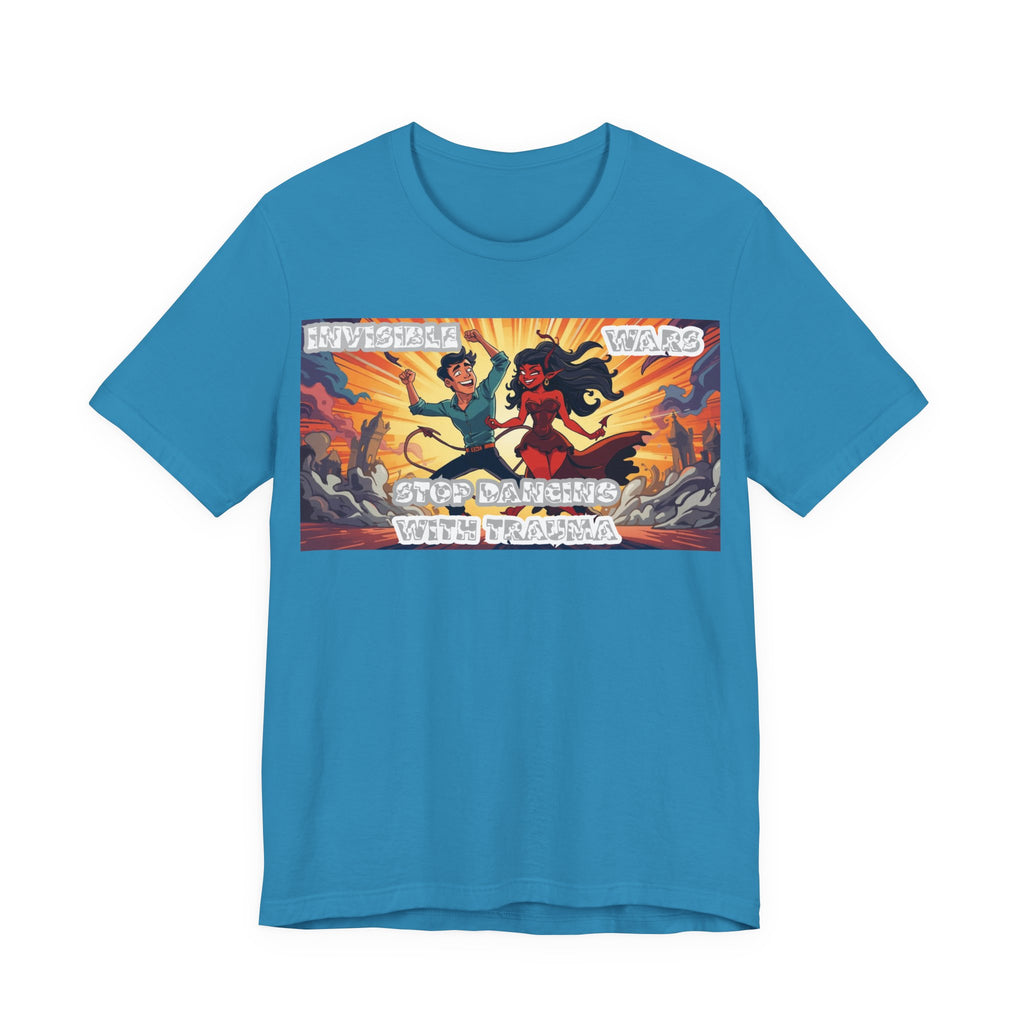 Men T-Shirt –Stop Dancing with Truama