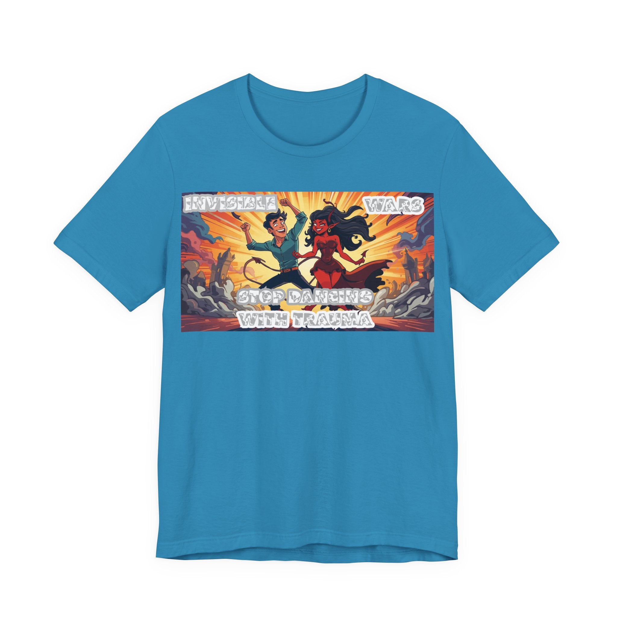 Men T-Shirt –Stop Dancing with Truama