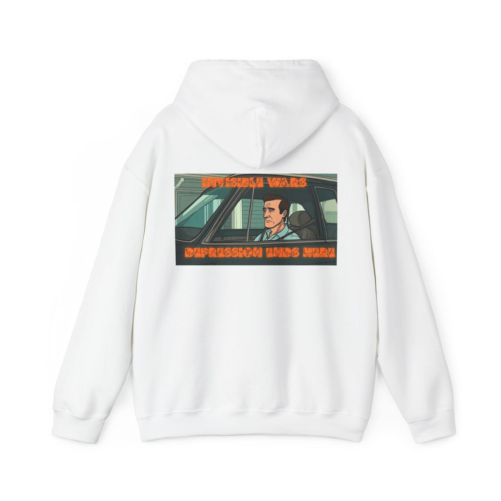 Men Hoodie — Depression Ends Here