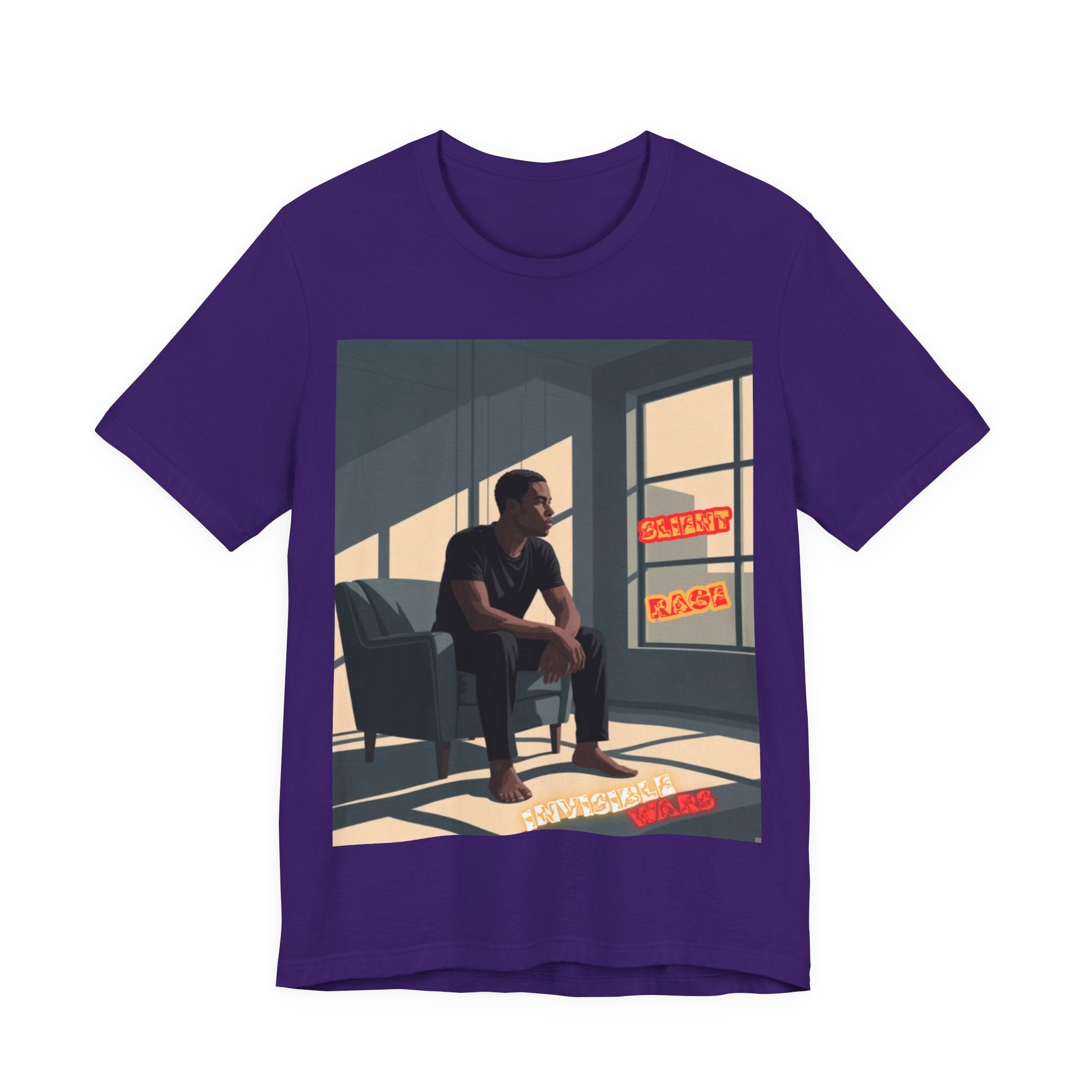 Men T‑Shirt- Slient Rage