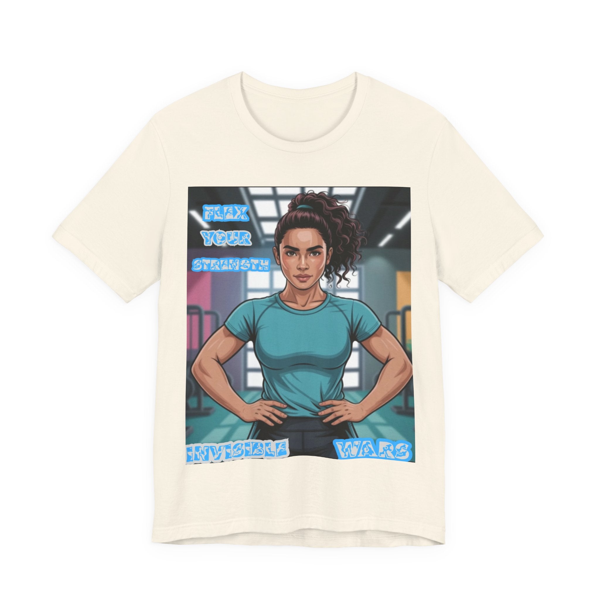 Women T-Shirt — Flex your strengh Invisible Wars