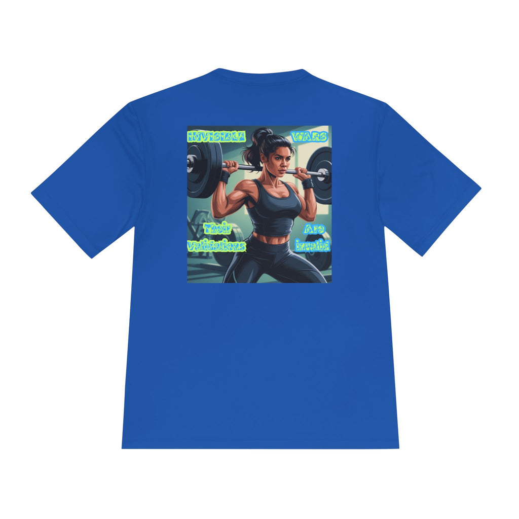 Women Fitness Graphic Shirt — The Vaildations are Invaild