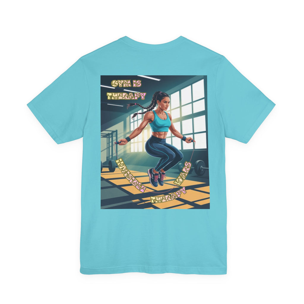 Women T-shirt — Gym is Therapy