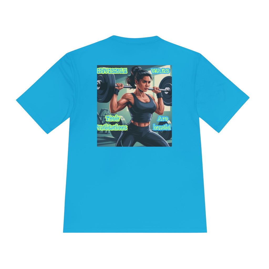 Women Fitness Graphic Shirt — The Vaildations are Invaild
