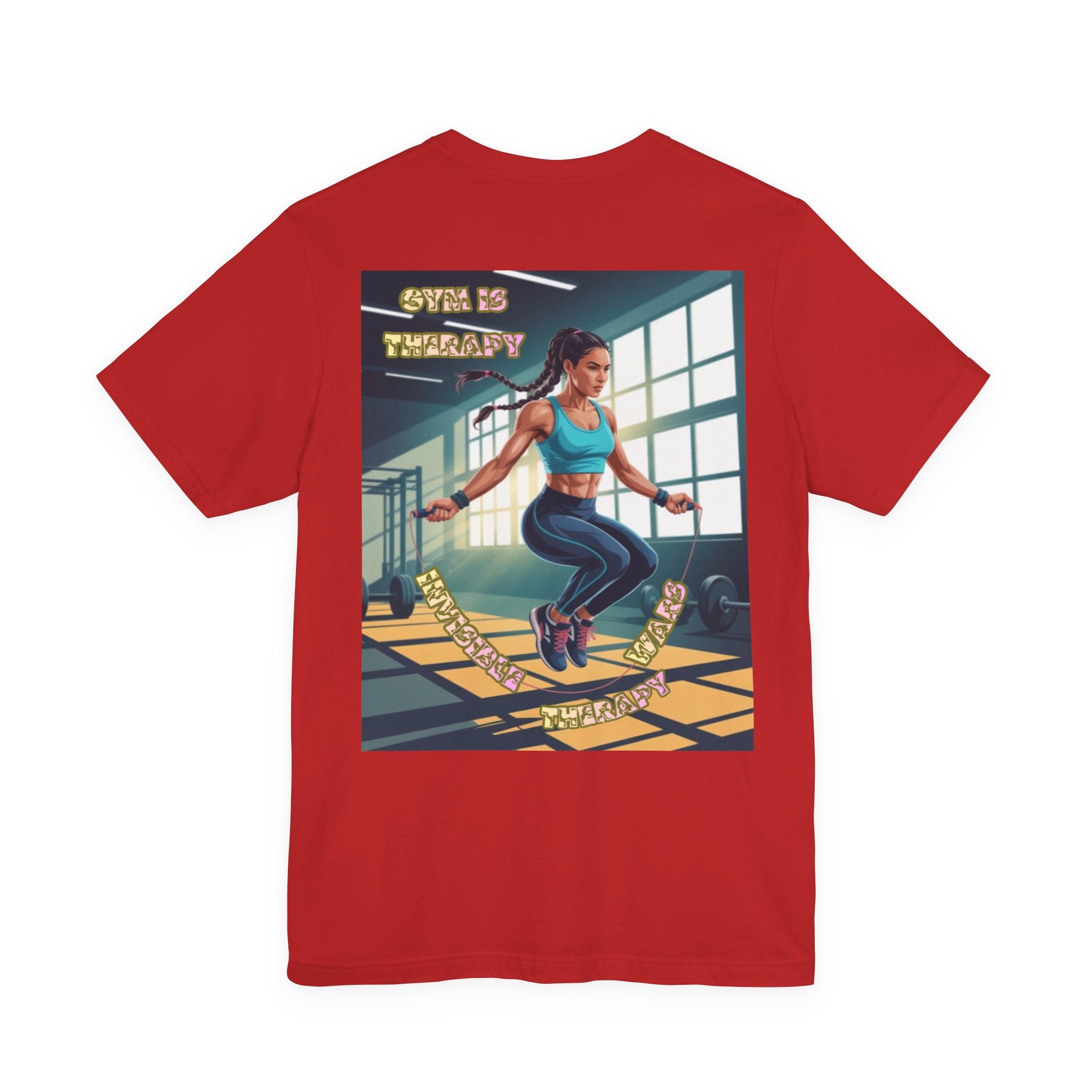 Women T-shirt — Gym is Therapy