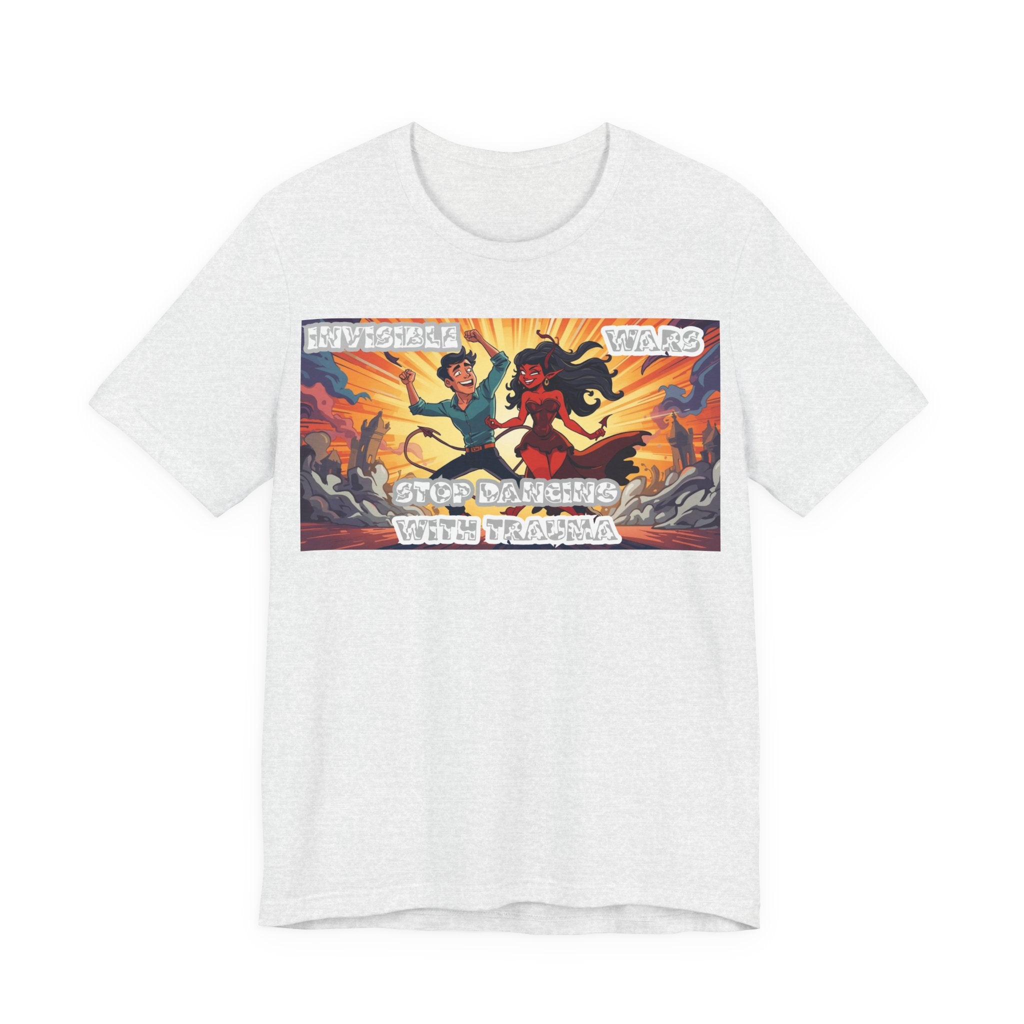 Men T-Shirt –Stop Dancing with Truama