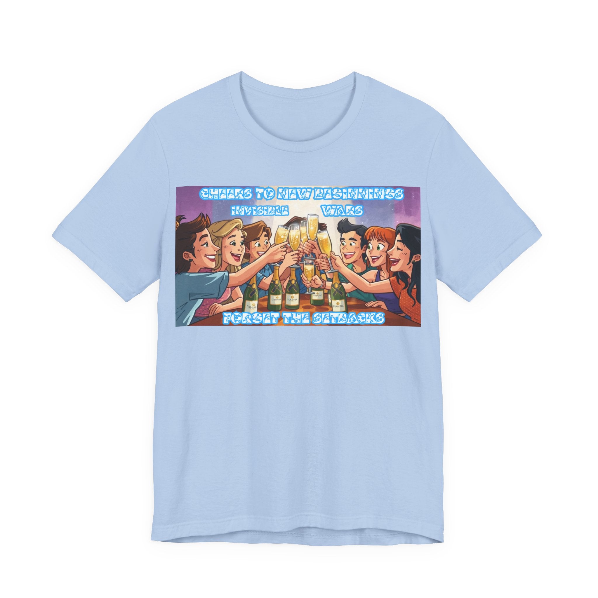 Women T-Shirt —Cheers to New Beginnings