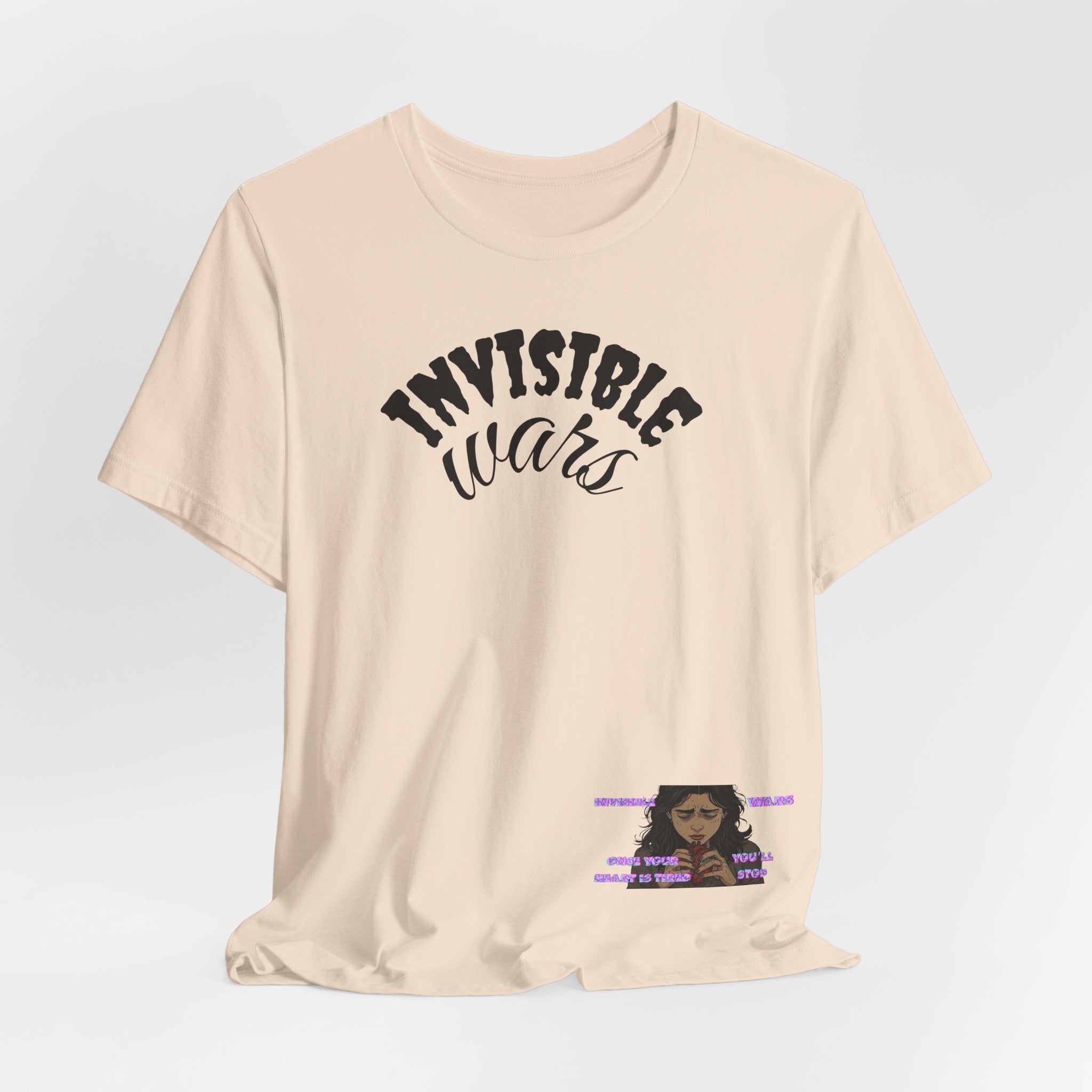 Invisible Wars T-Shirt — Mental Health Awareness Graphic Tee