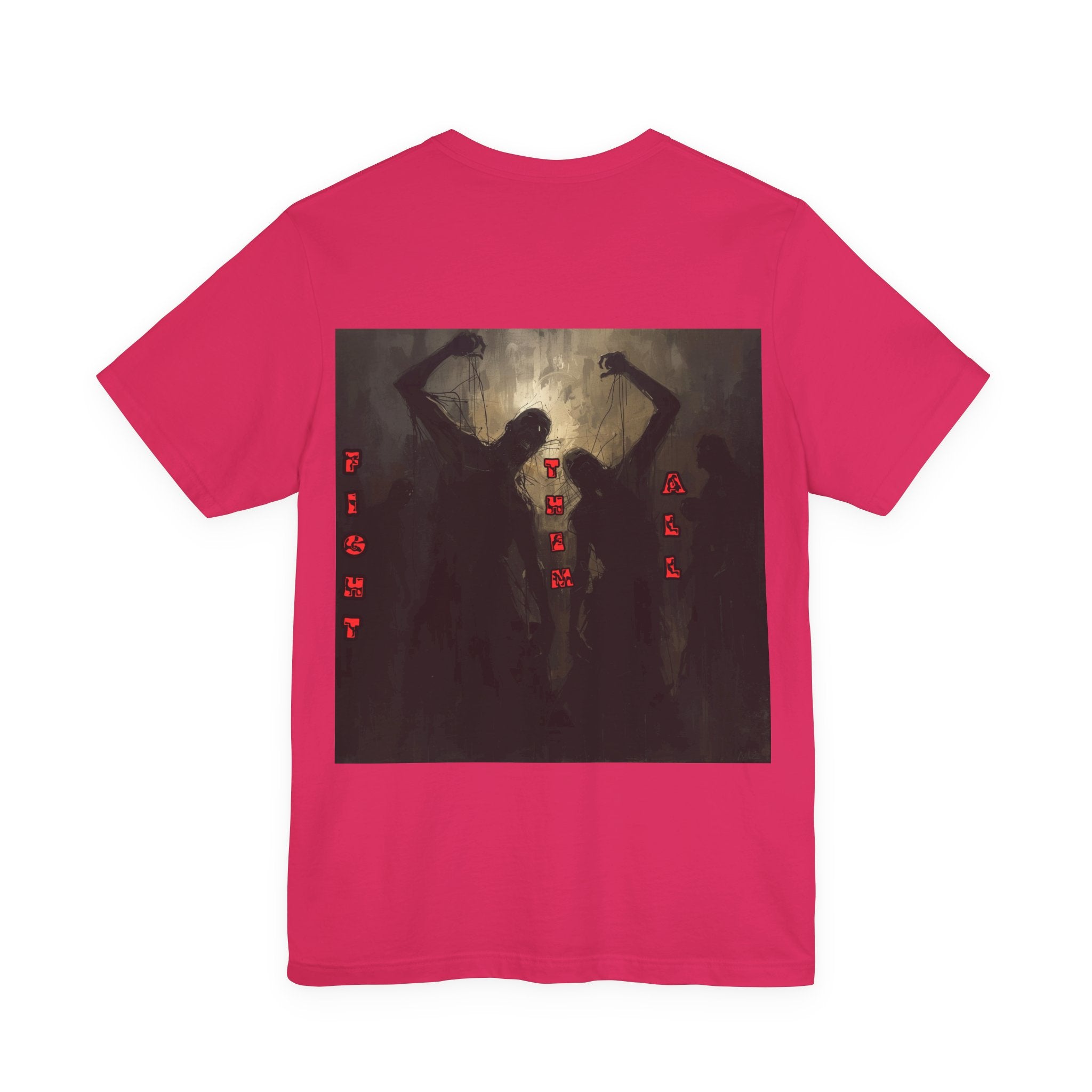 Men T-shirt Invisible Wars — Demons Lurk
