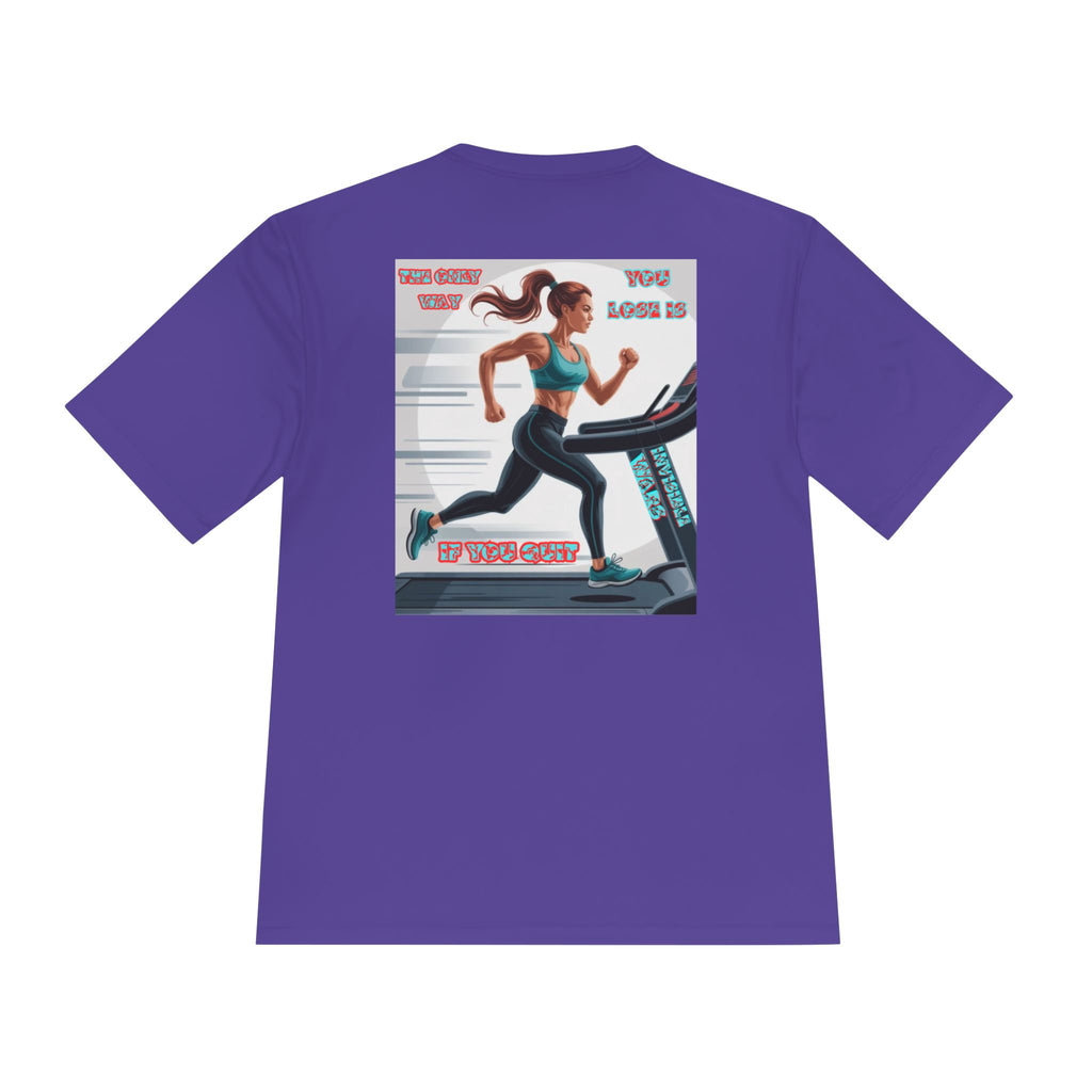 Women Fitness Graphic Shirt — The Only Way You Lose