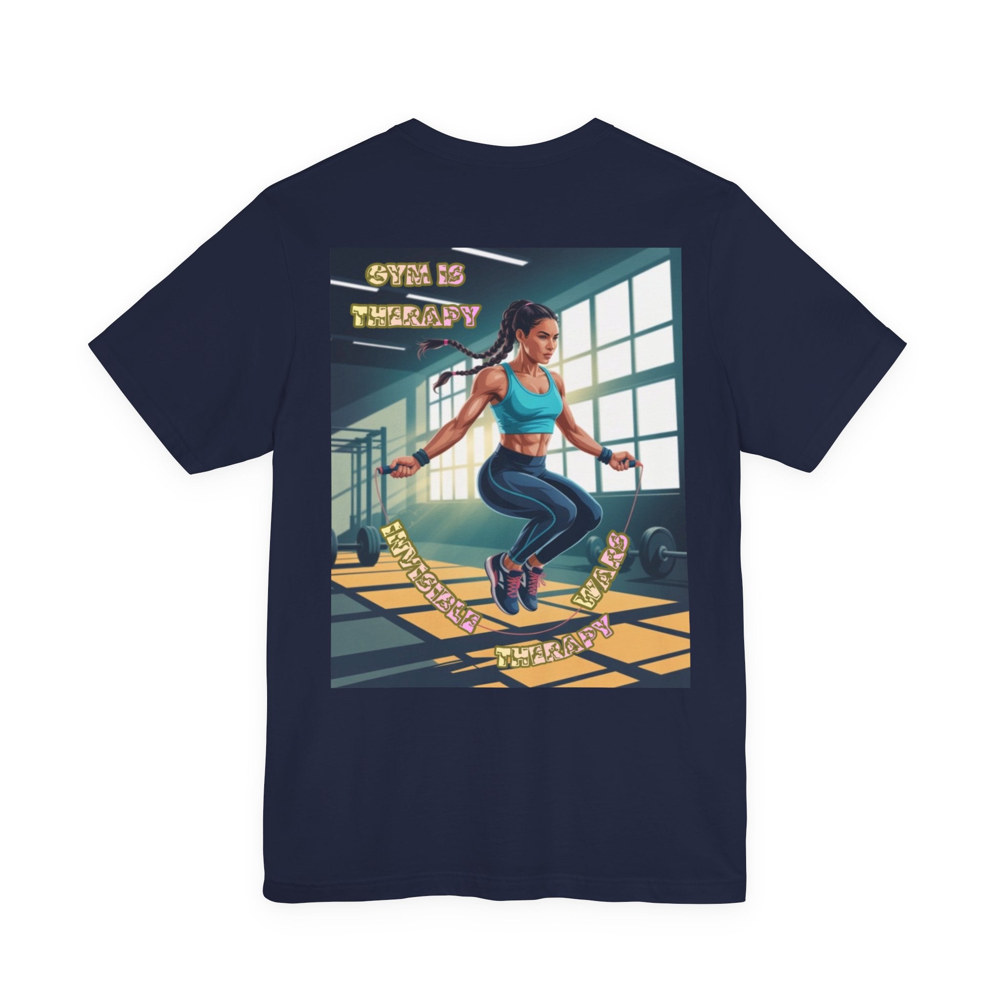 Women T-shirt — Gym is Therapy
