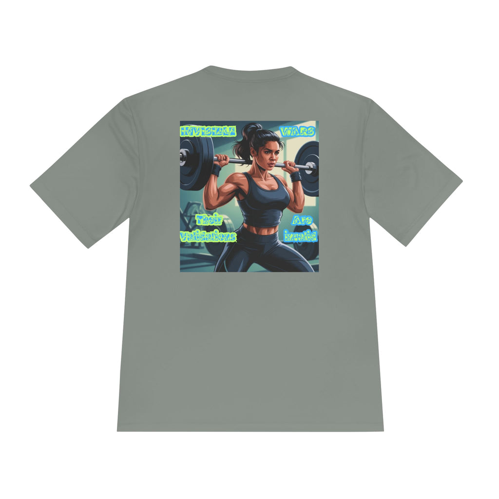 Women Fitness Graphic Shirt — The Vaildations are Invaild