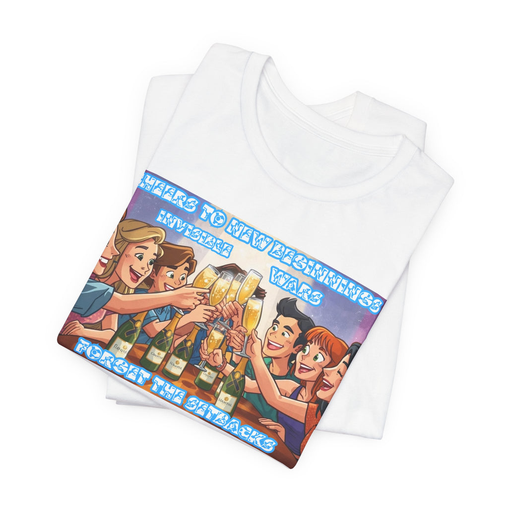 Men T-Shirt-Cheers to New Beginnings