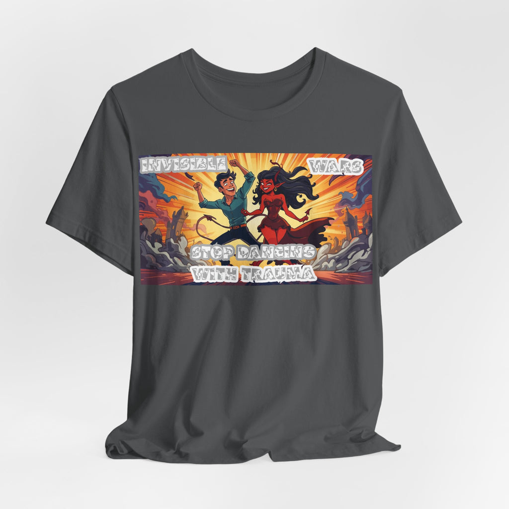 Men T-Shirt –Stop Dancing with Truama