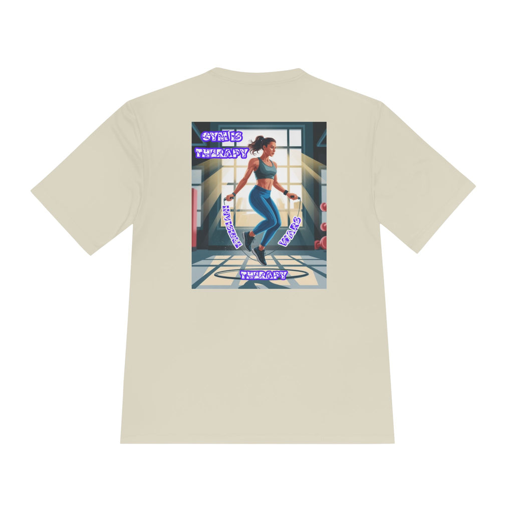 Women Fitness Graphic Shirt — Gym is Therapy
