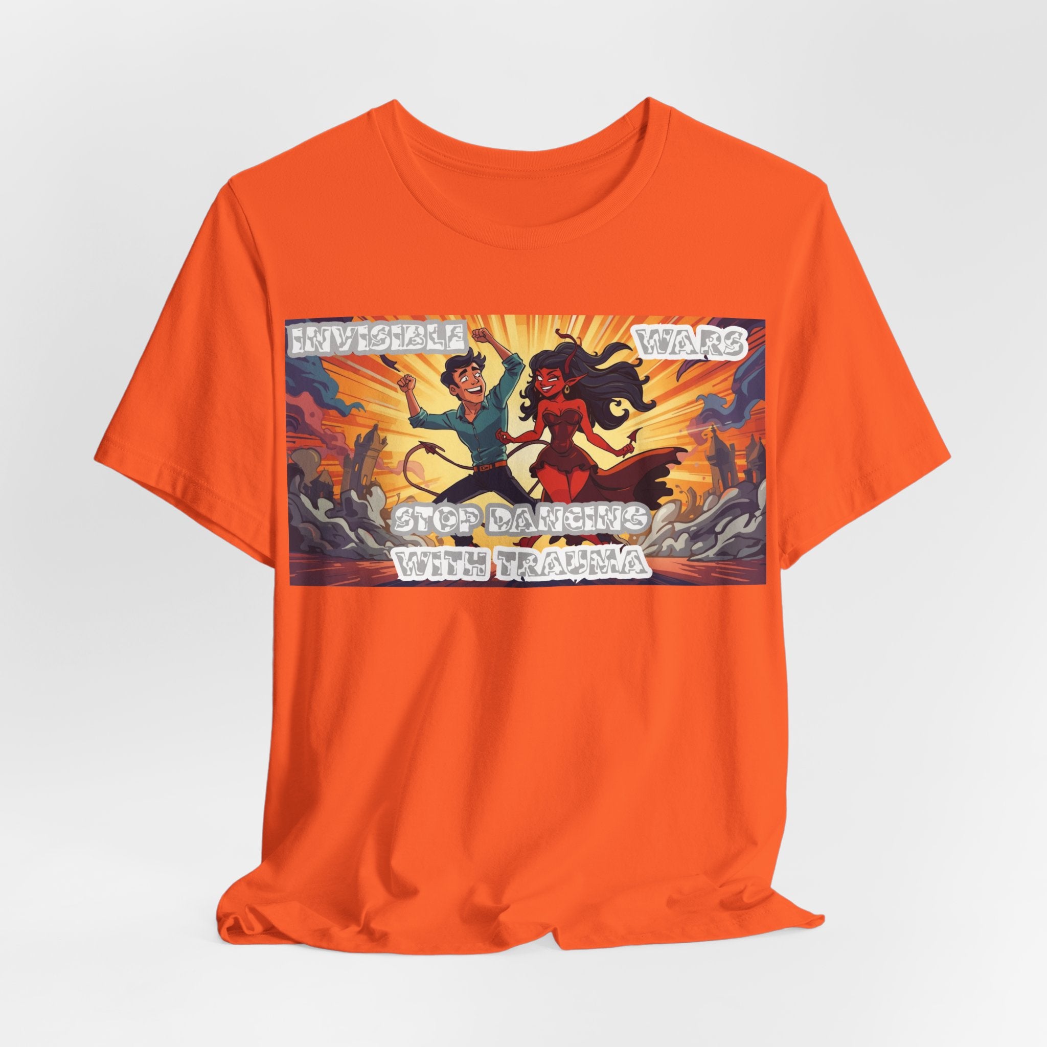 Men T-Shirt –Stop Dancing with Truama