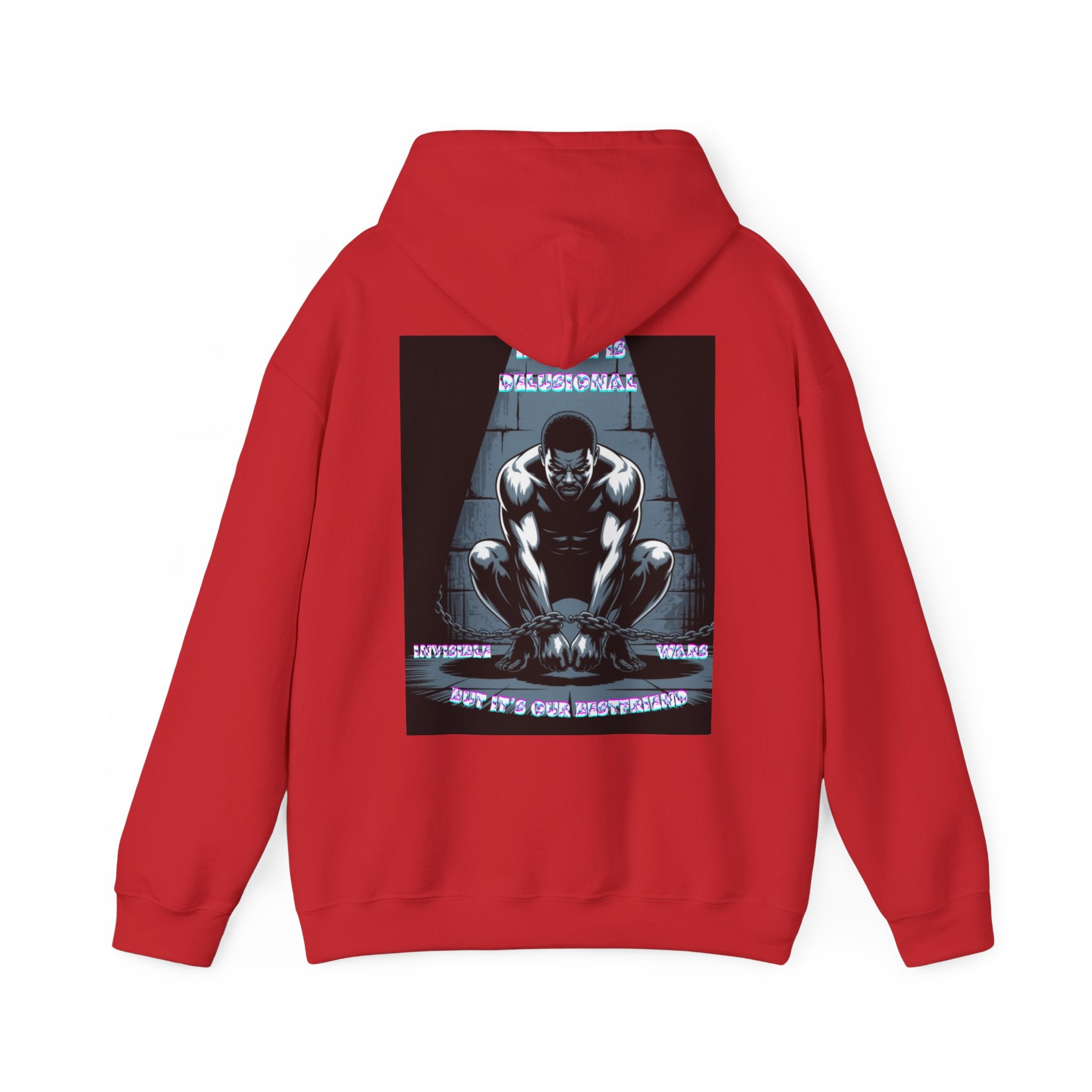 Men Hoodie • -Denial is Delusional