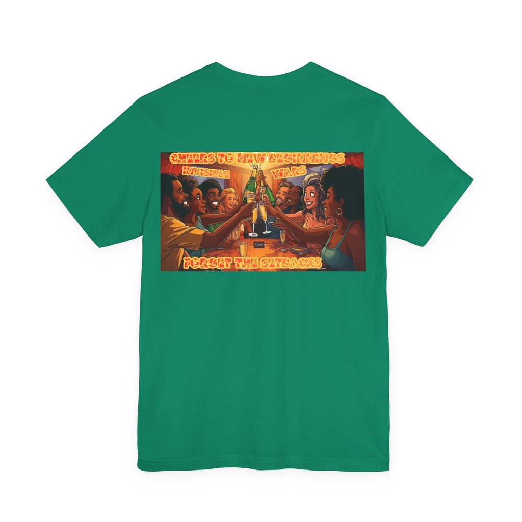 Men T-shirt - Cheers to New Beginnings
