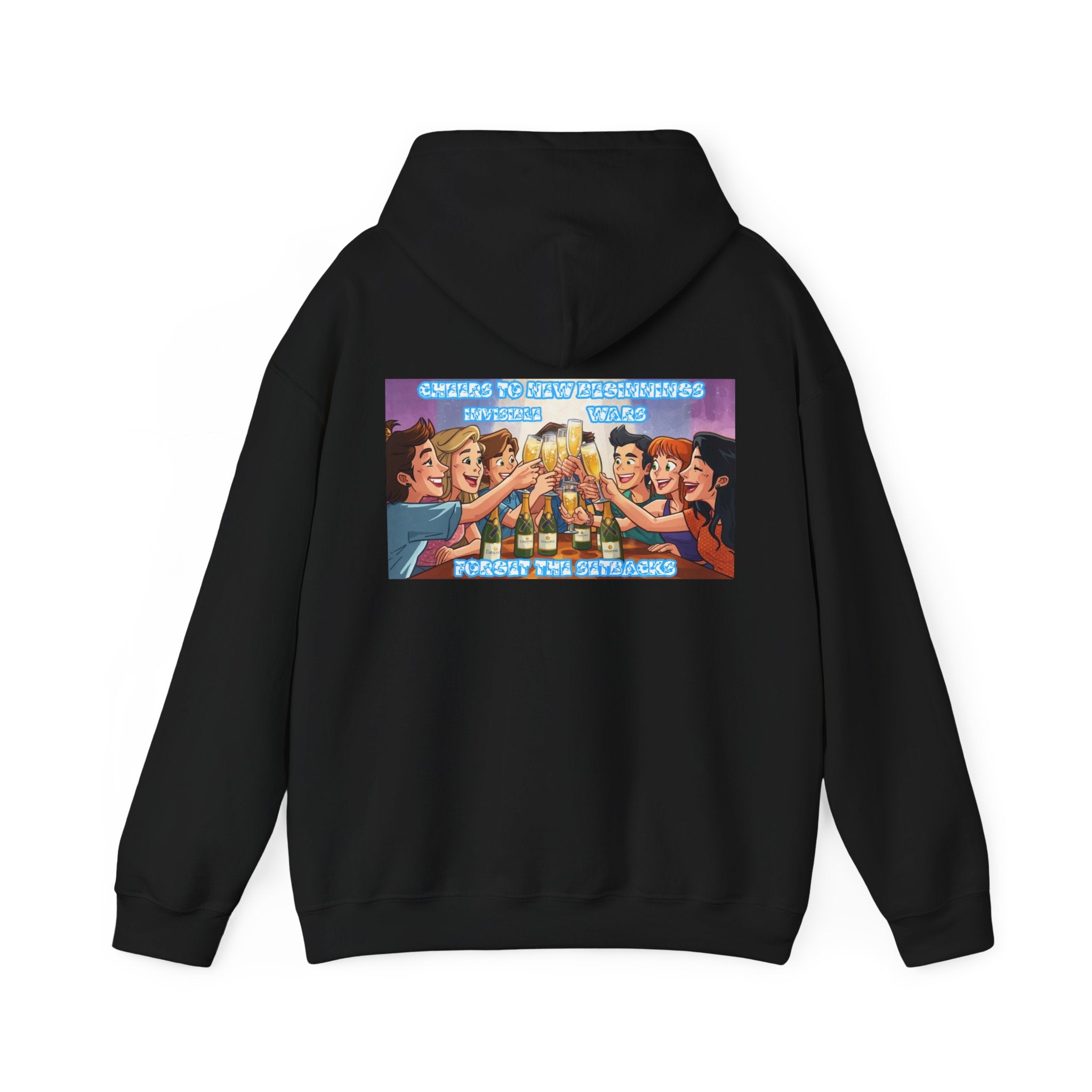 Men Hoodie - Cheers to New Beginnings