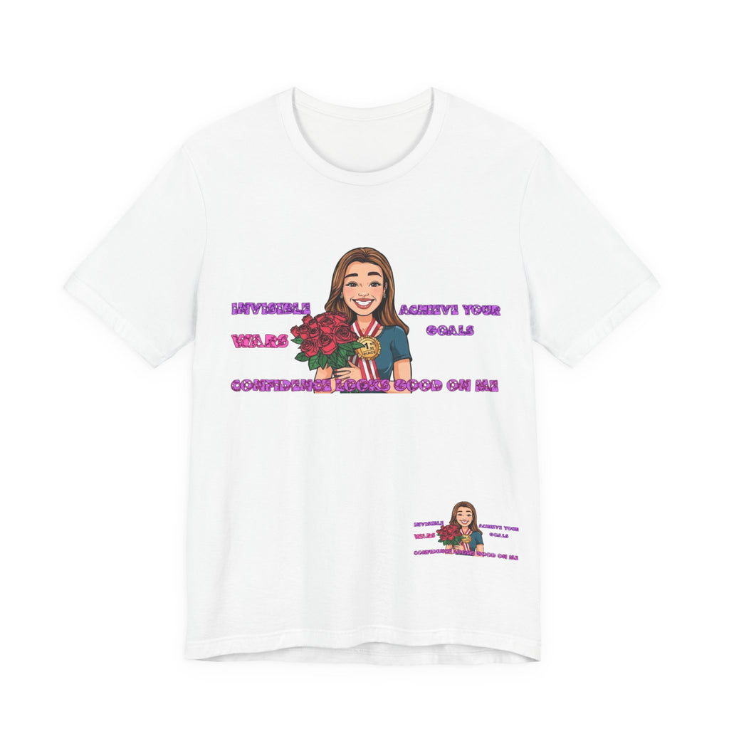Women T-Shirt—Confidence Looks Good On Me”
