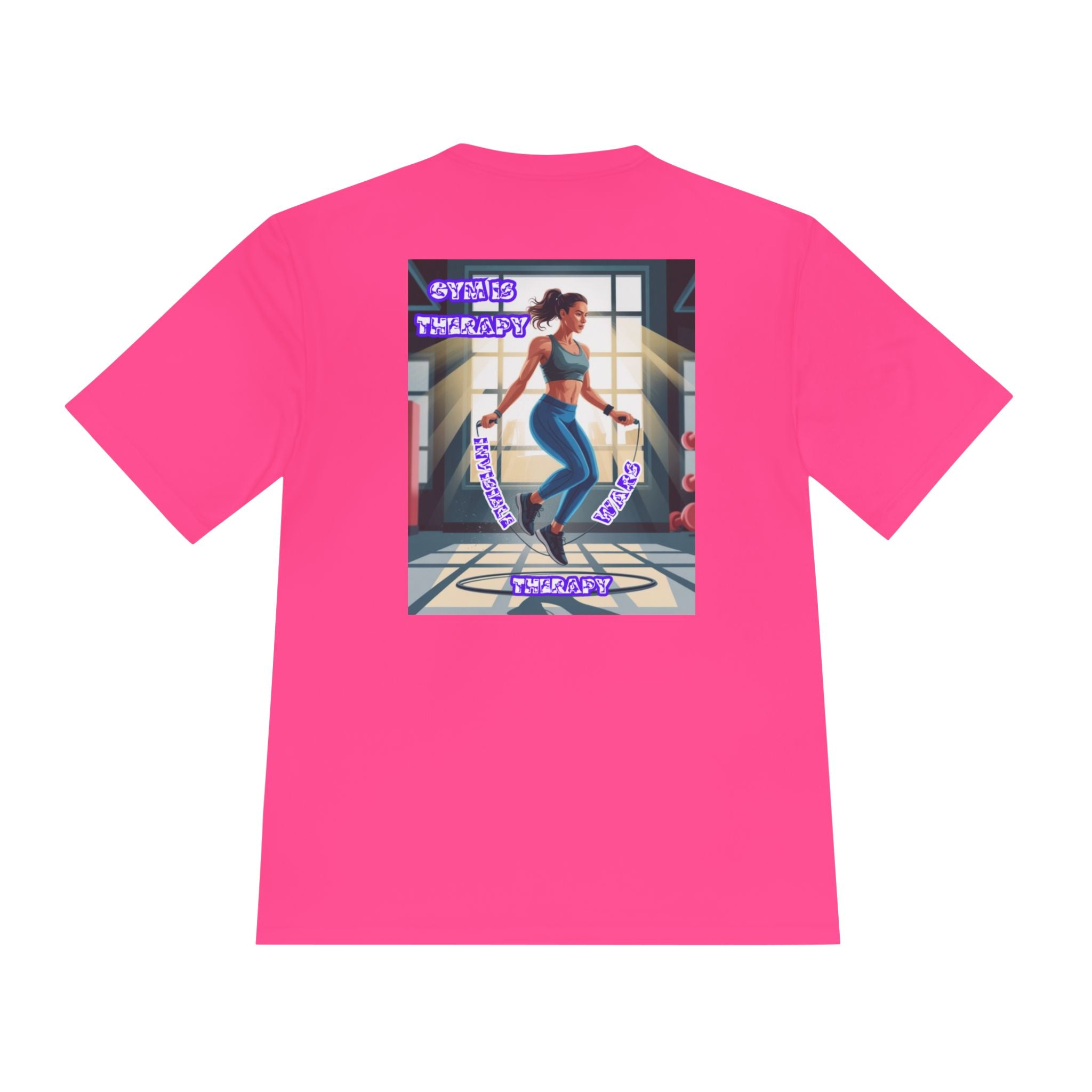 Women Fitness Graphic Shirt — Gym is Therapy