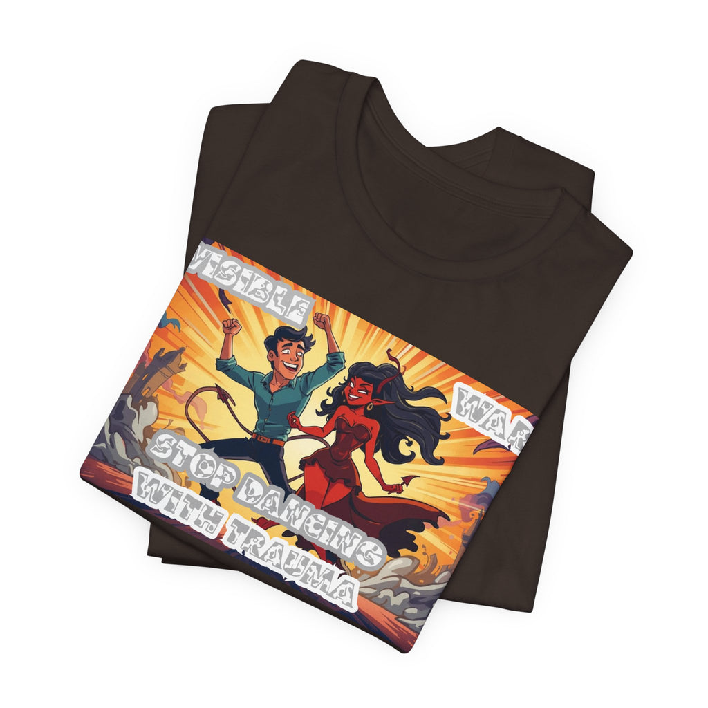 Men T-Shirt –Stop Dancing with Truama