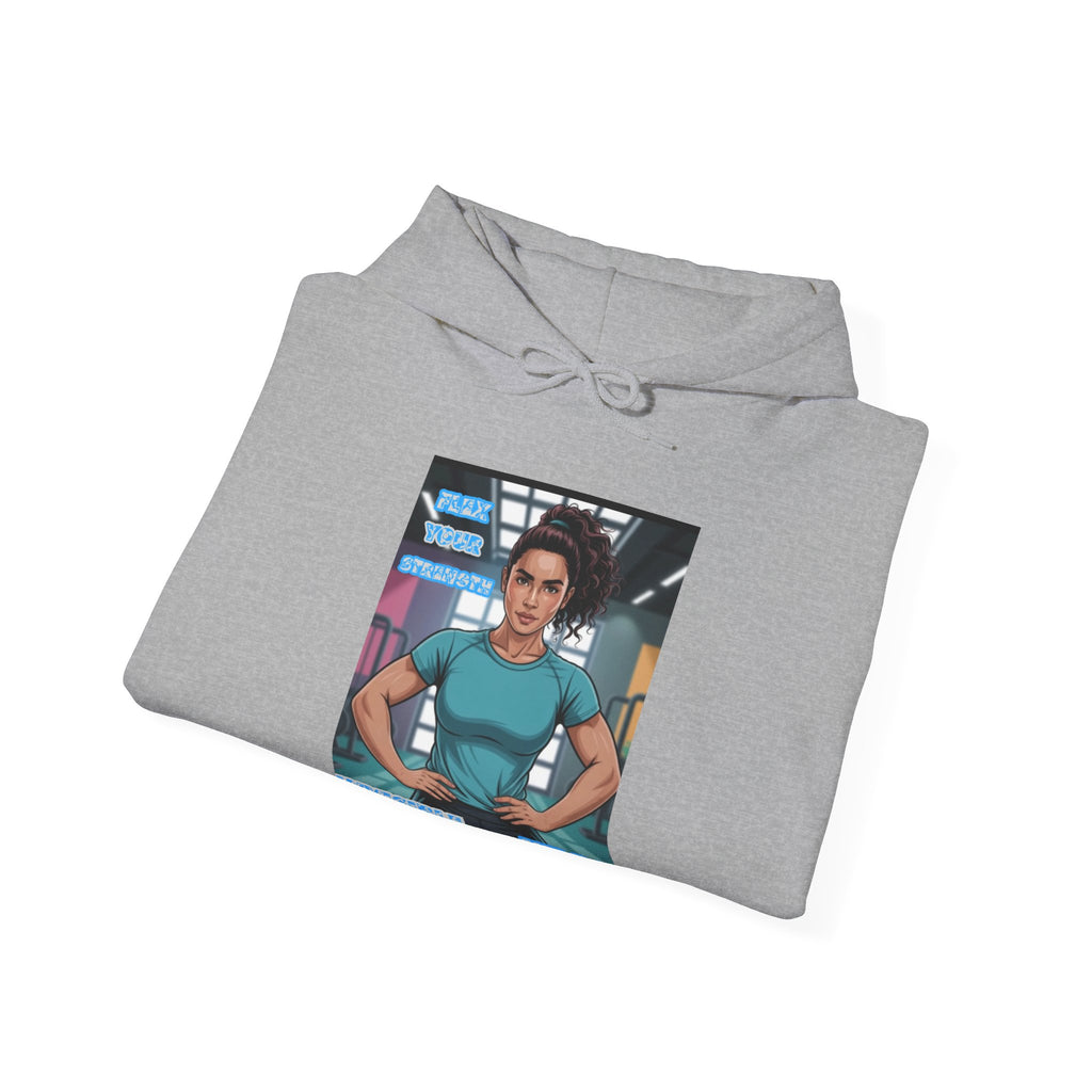 Women Hoodie — Flex your strengh Invisible Wars
