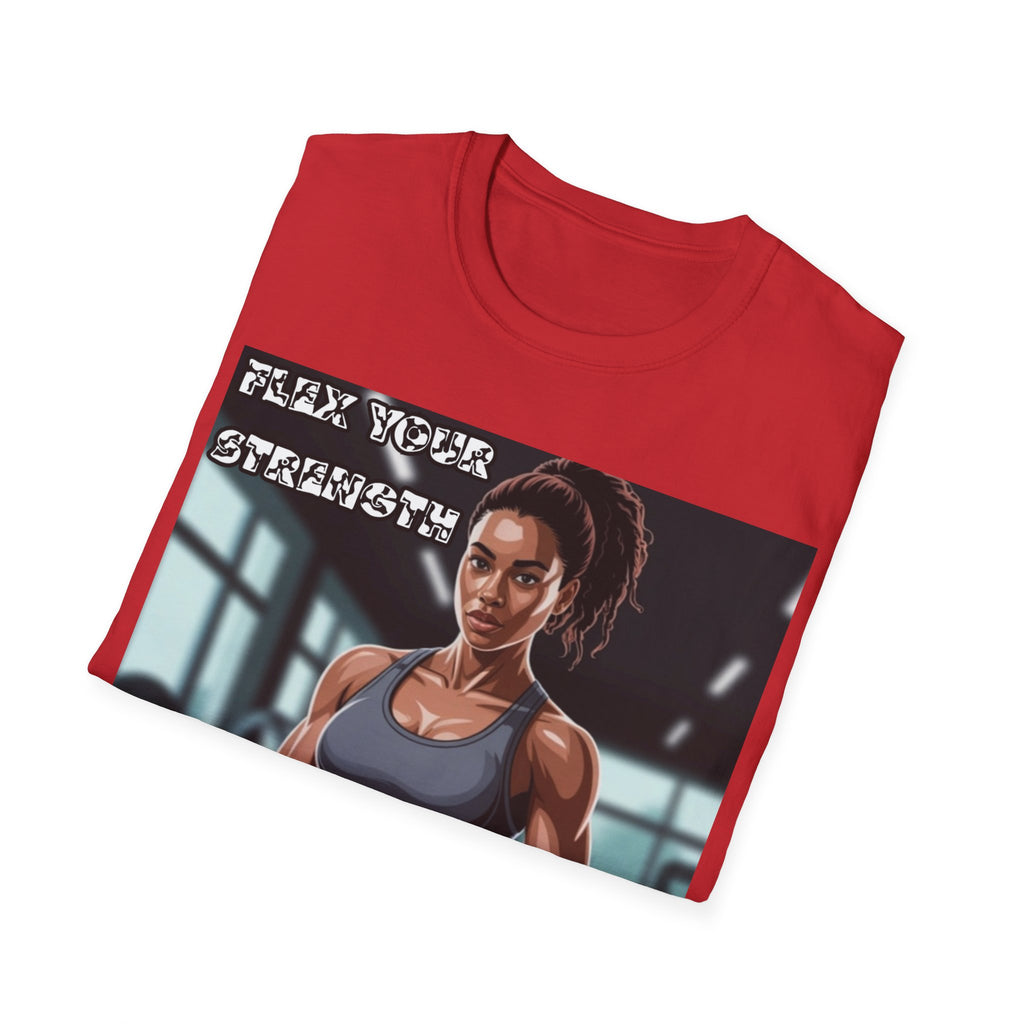 Women T-Shirt-Flex your strengh Invisible Wars