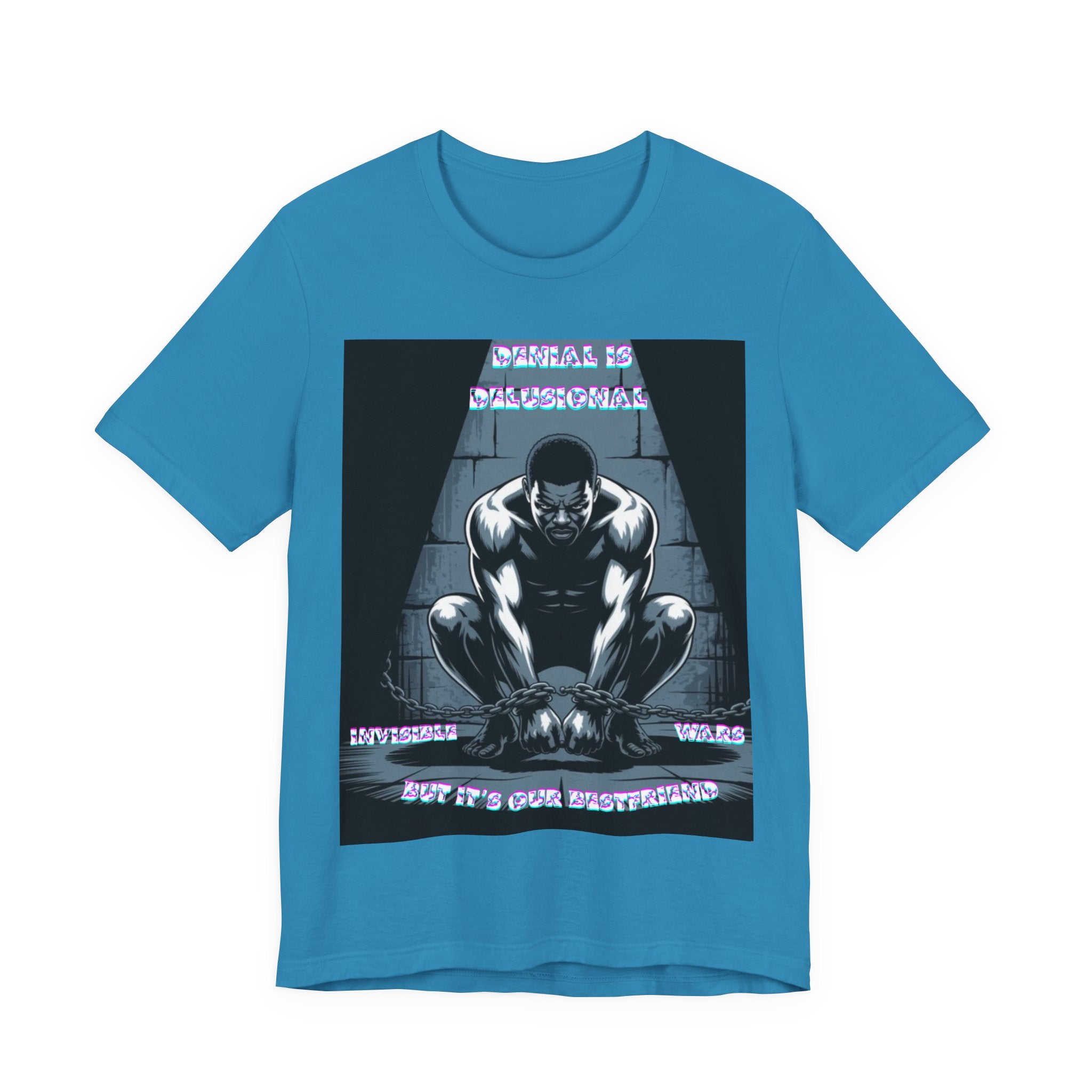 Men T-Shirt—-Denial is Delusion