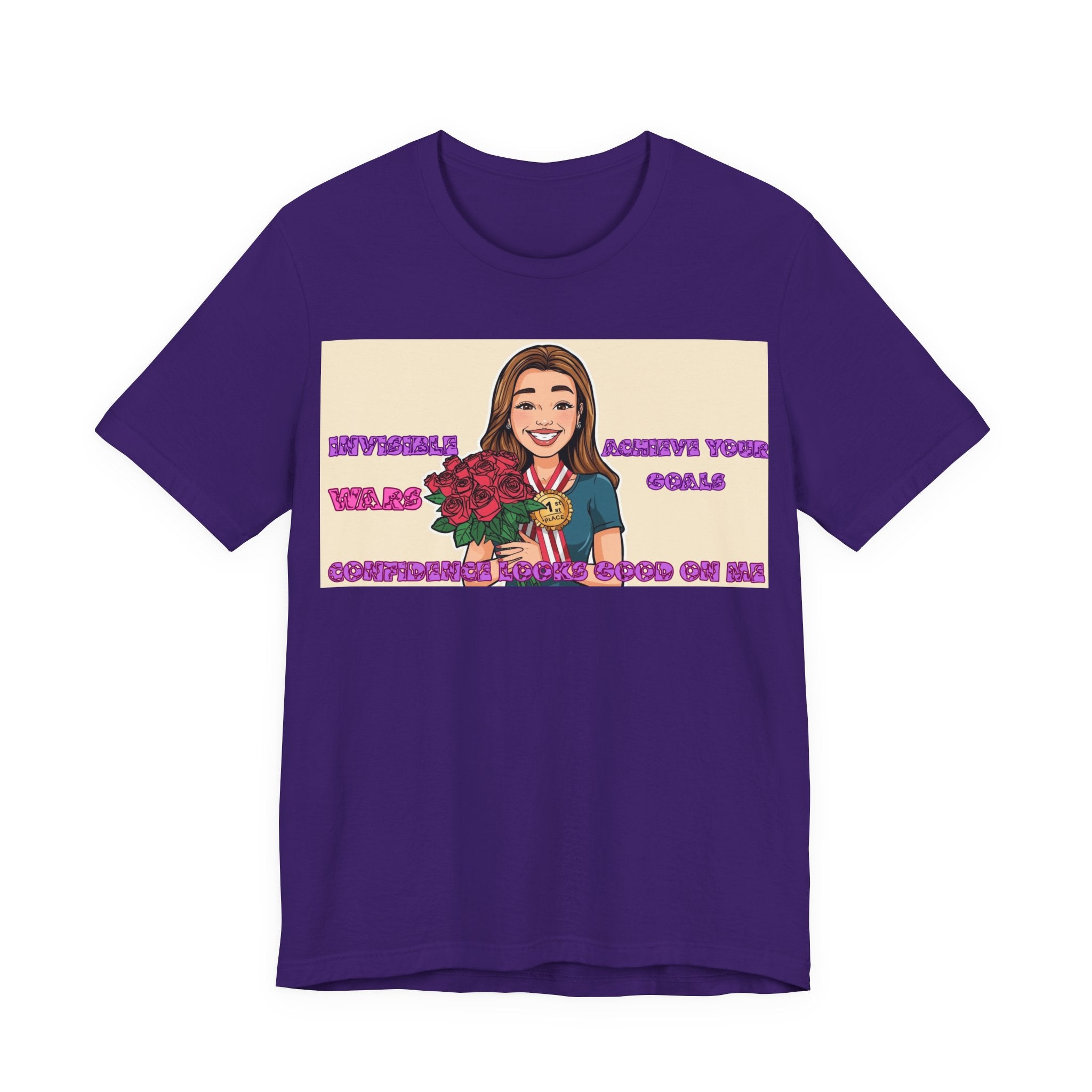 Women T-Shirt—Confidence Looks Good On Me”