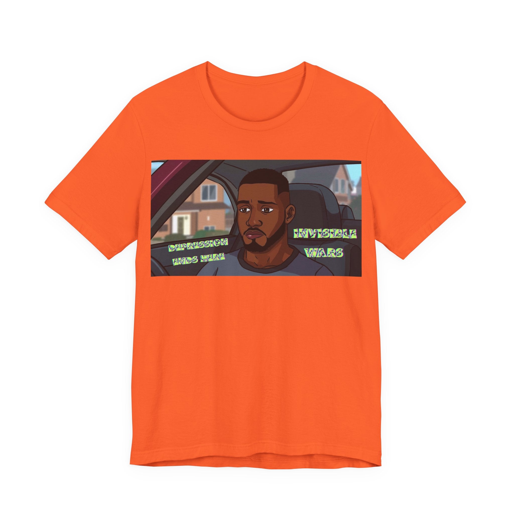 Men  T-Shirt — Depression Ends Here