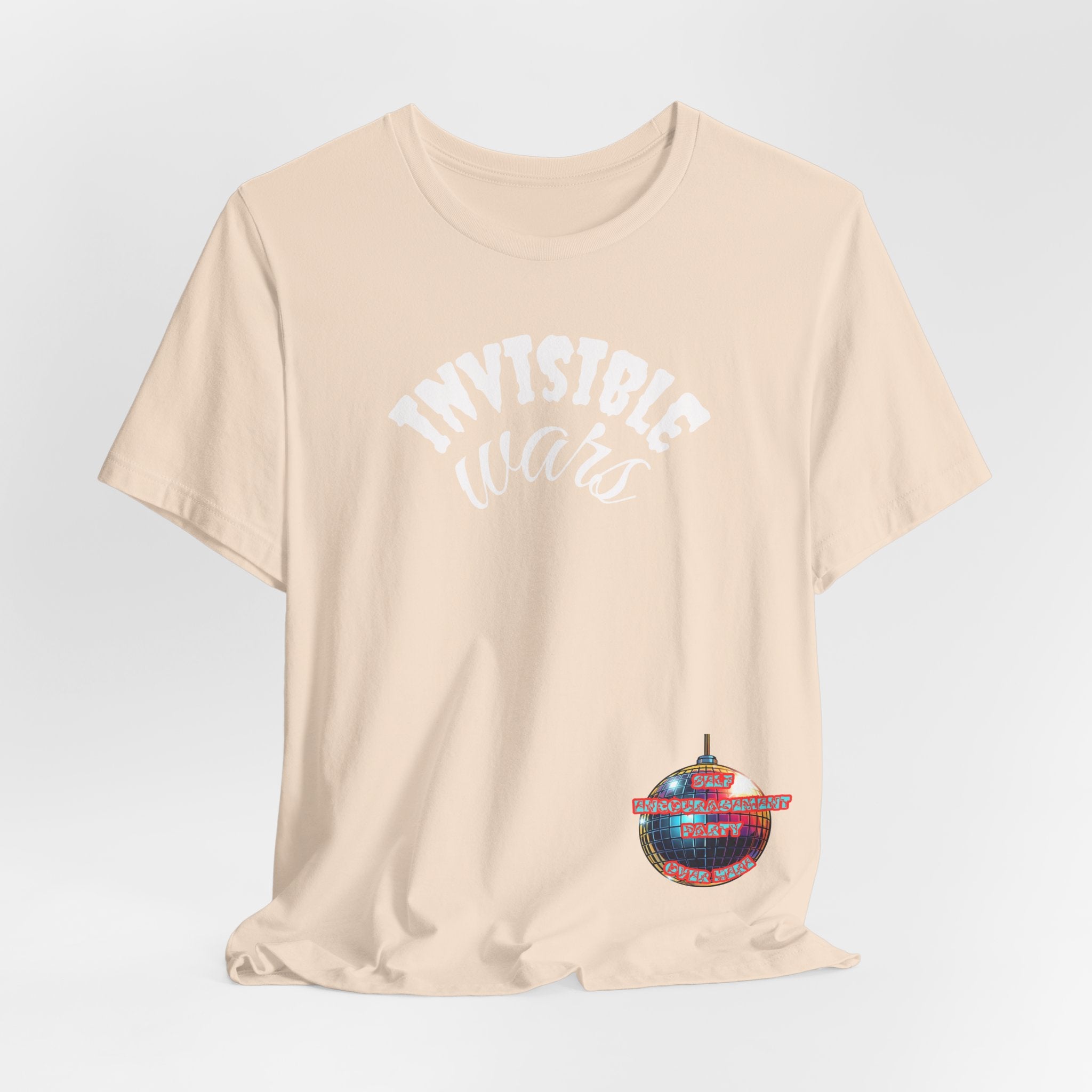Women Invisible Wars T-Shirt — Encouragement Party Disco Ball
