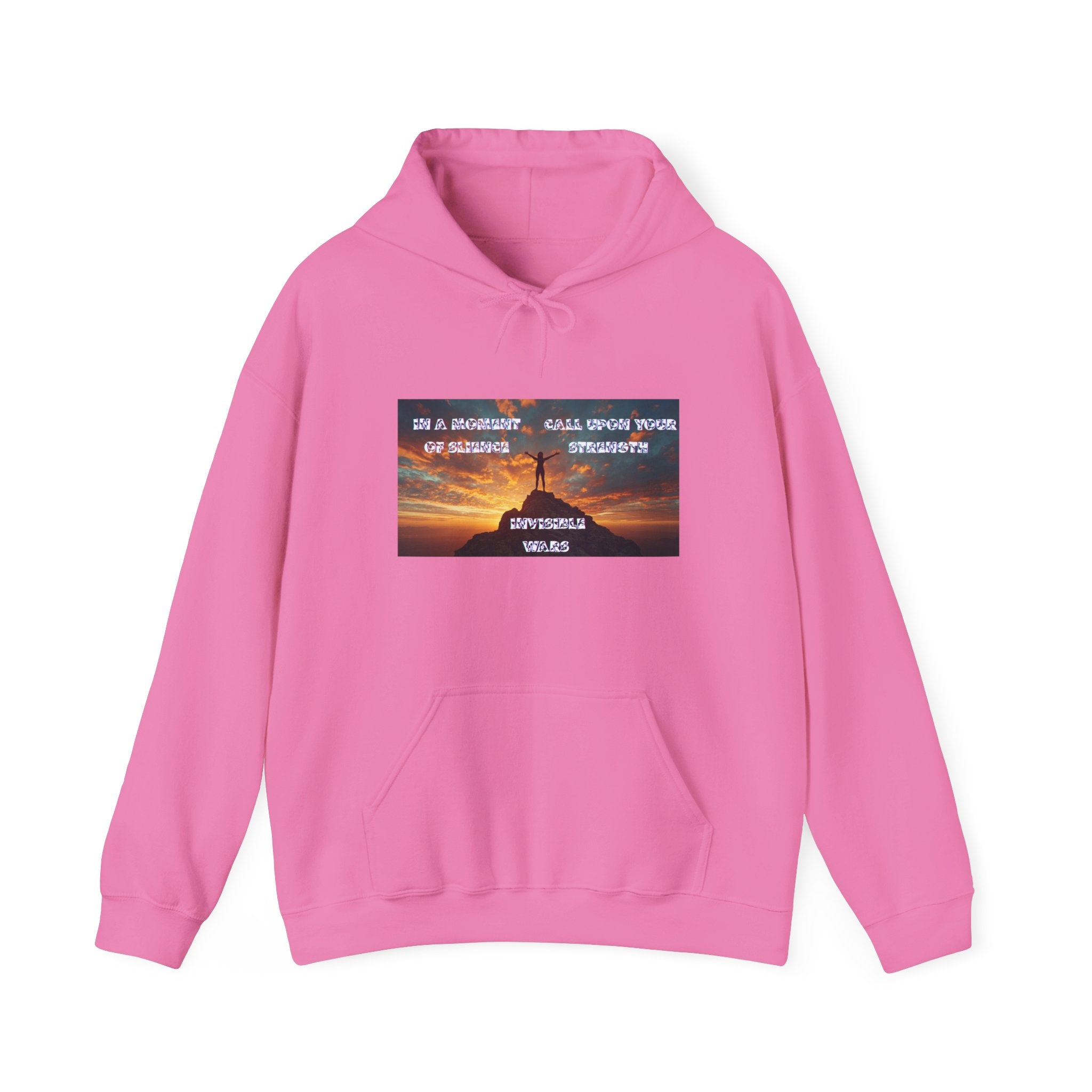 Women Hoodie —In a Moment of Silence, Call Upon Your Strength