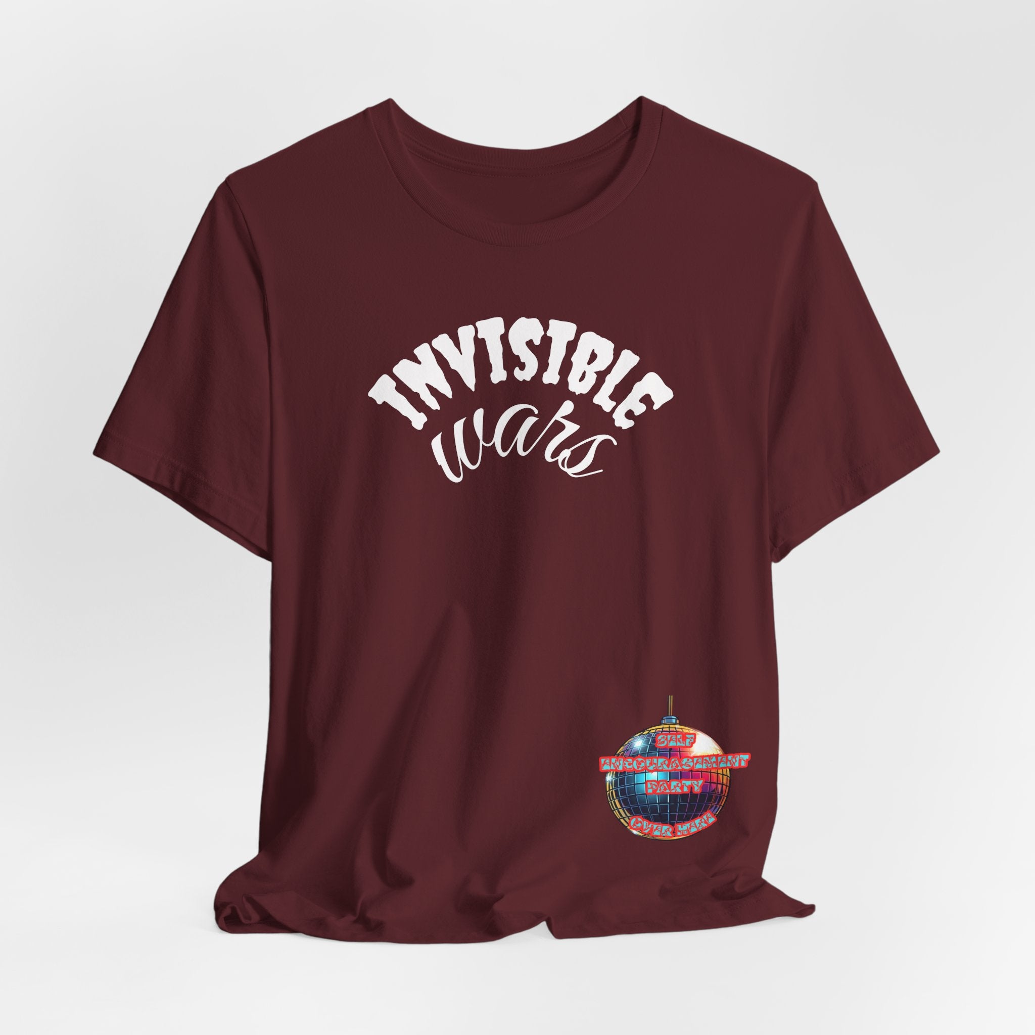 Women Invisible Wars T-Shirt — Encouragement Party Disco Ball