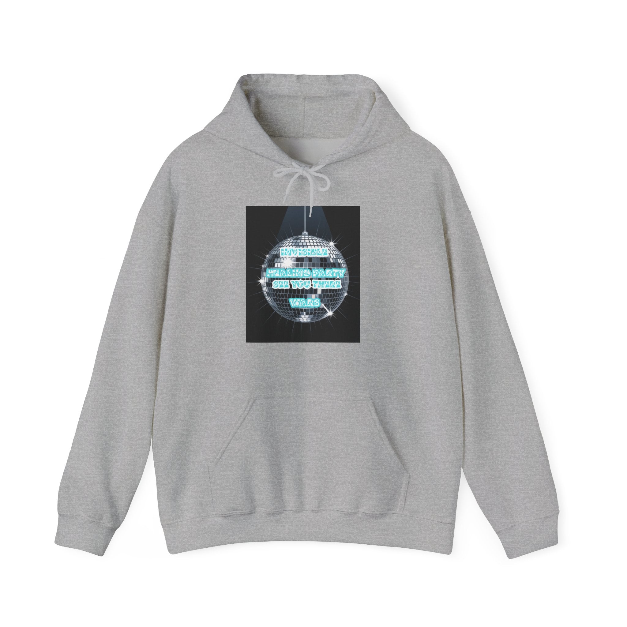 Men Hoodie — Healing Party , See You There
