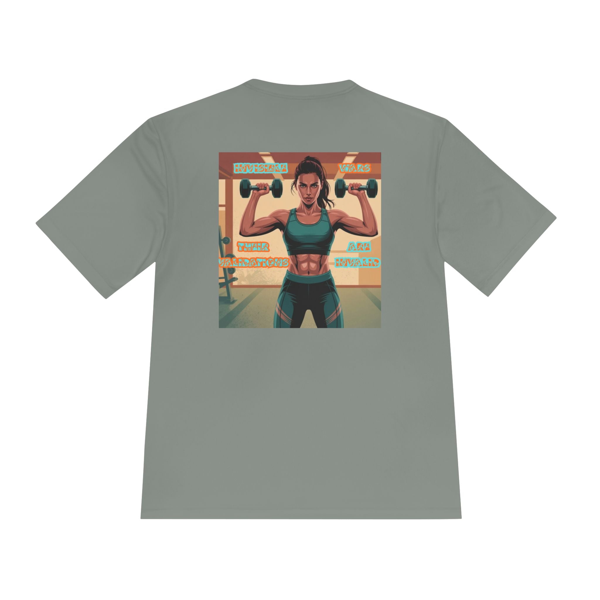 Women Fitness Graphic Shirt — The Vaildations are Invaild