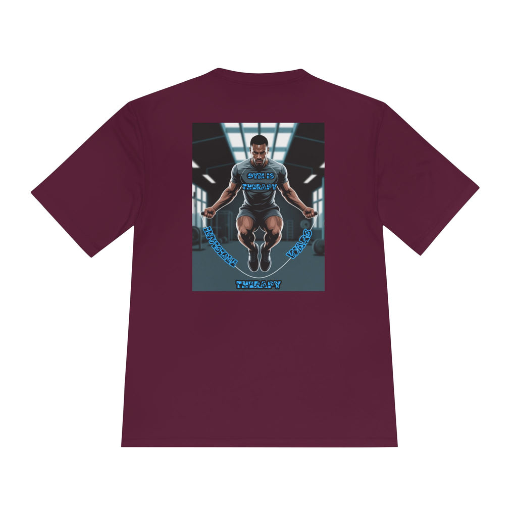 Men Fitness Graphic Shirt —Gym is therapy