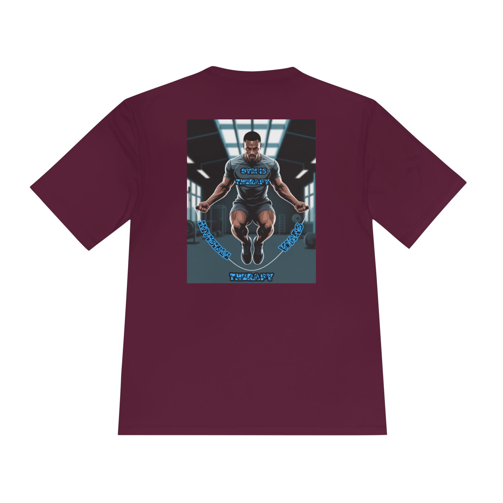 Men Fitness Graphic Shirt —Gym is therapy
