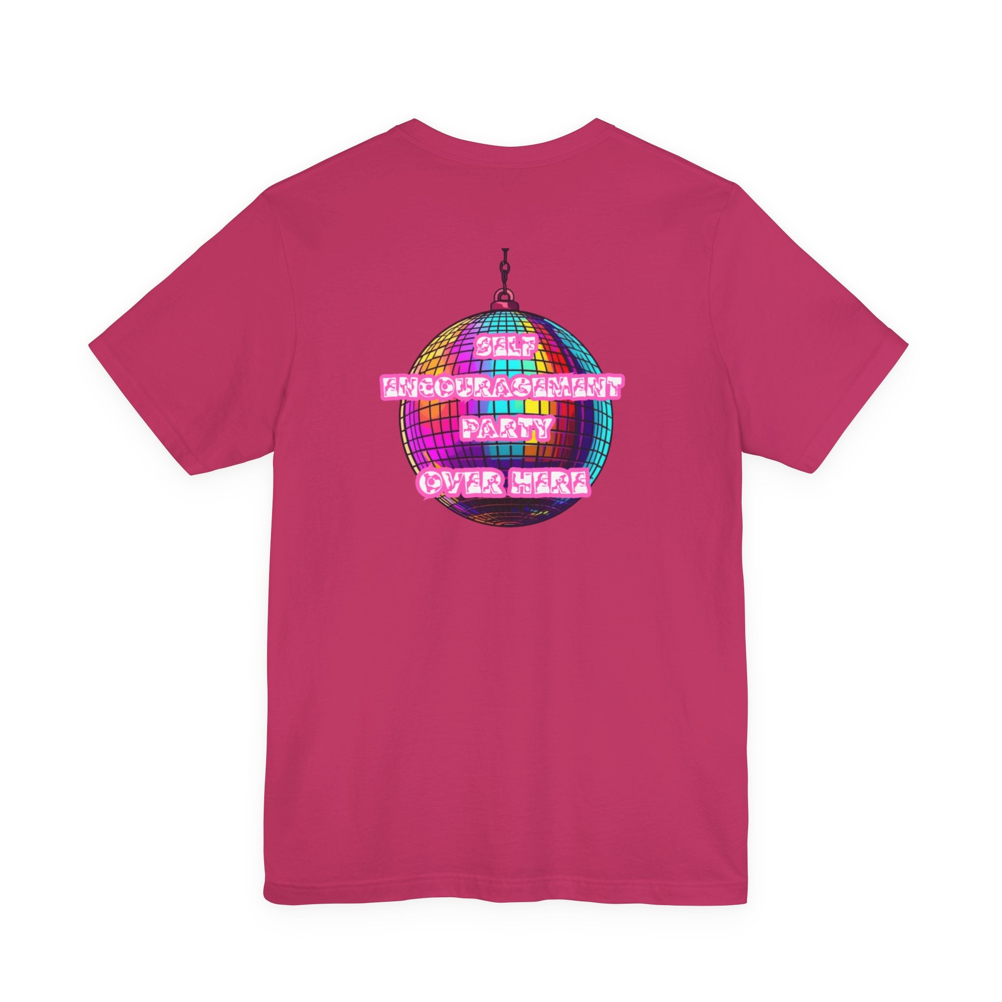 Women Disco Ball T-shirt — Self Encouragement Party
