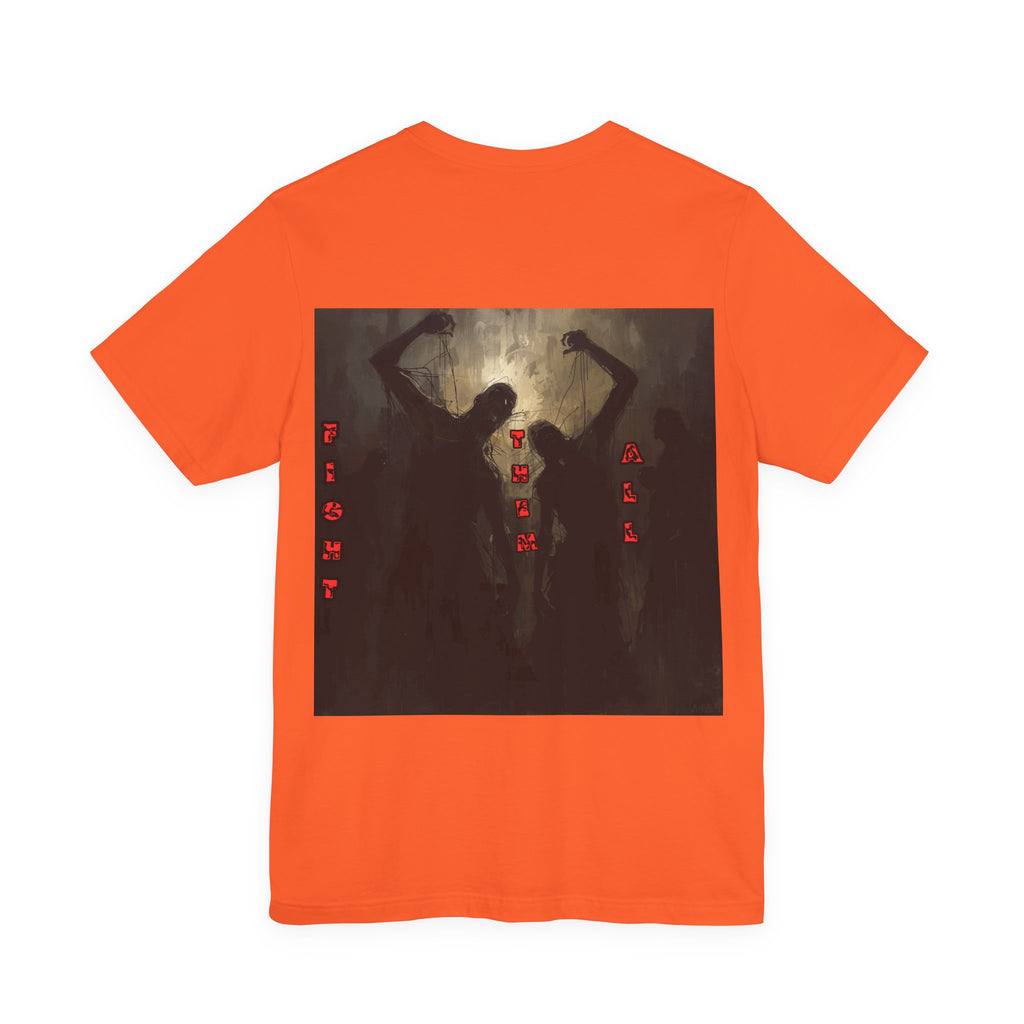 Men T-shirt Invisible Wars — Demons Lurk